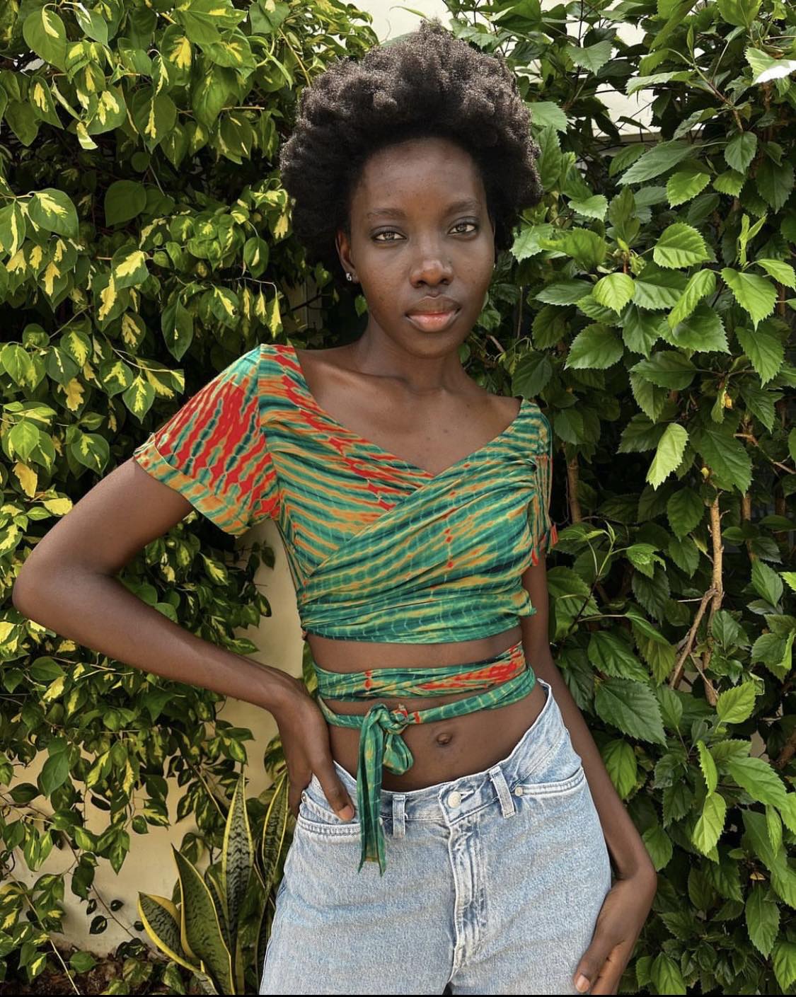 SAKUMONO WRAP TOP | HIGH FREQUENCY