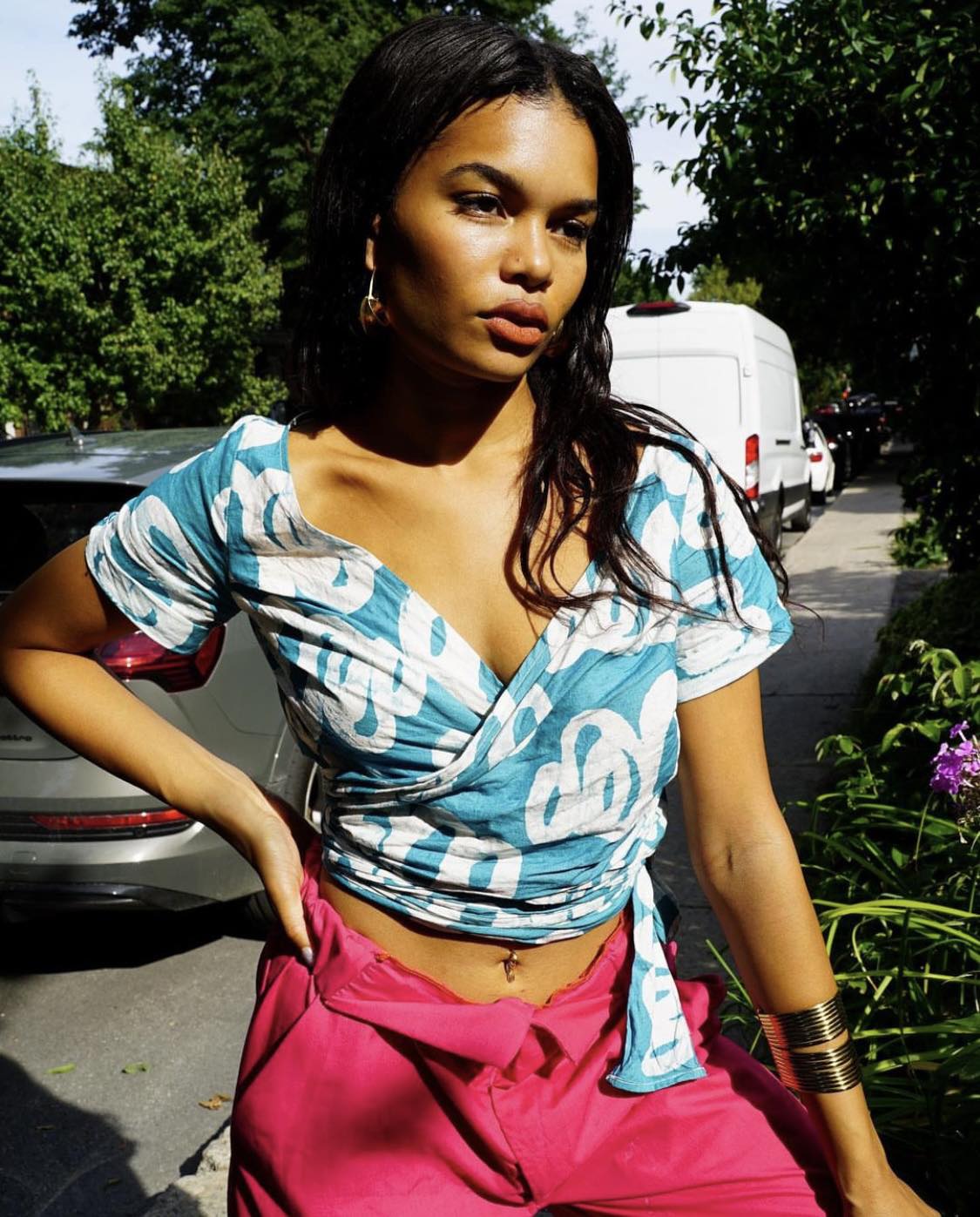 SAKUMONO WRAP TOP | NUAGE | READY TO SHIP