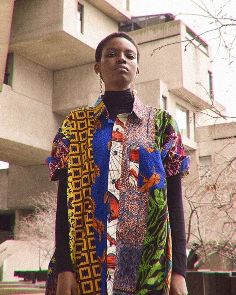 UNISEX PATCHWORK RAINBOW SHIRT