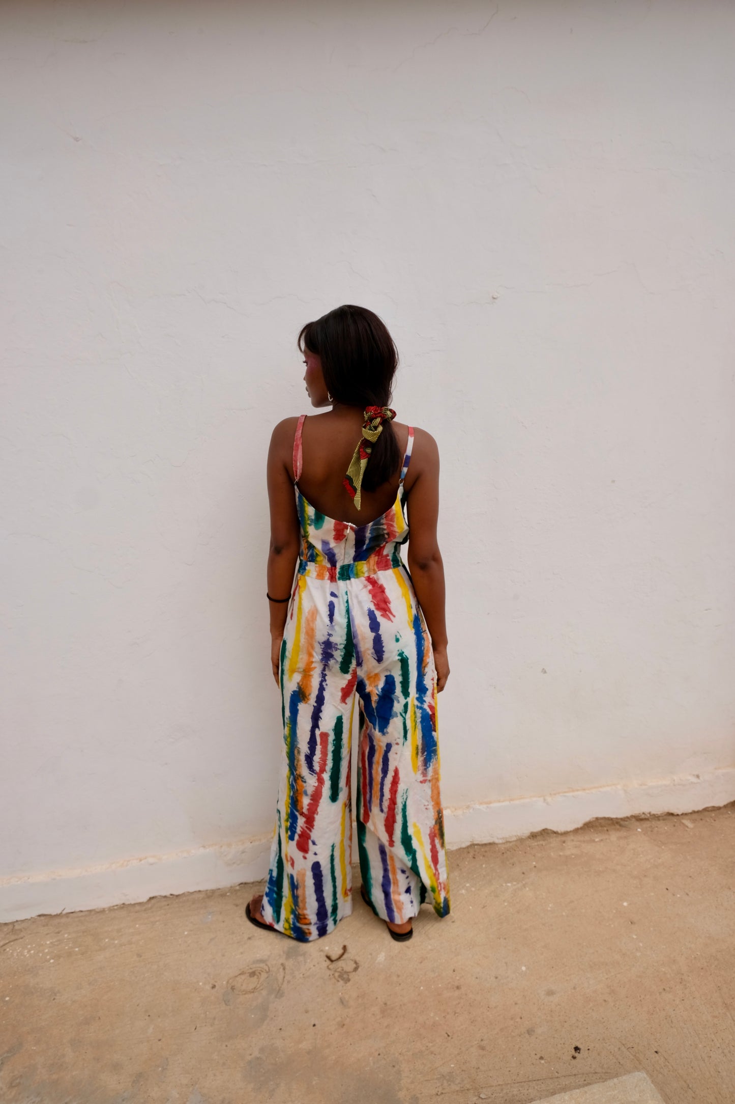 TEMA JUMPSUIT | BRUSH STROKES-READY TO SHIP-SIZE S & XXL