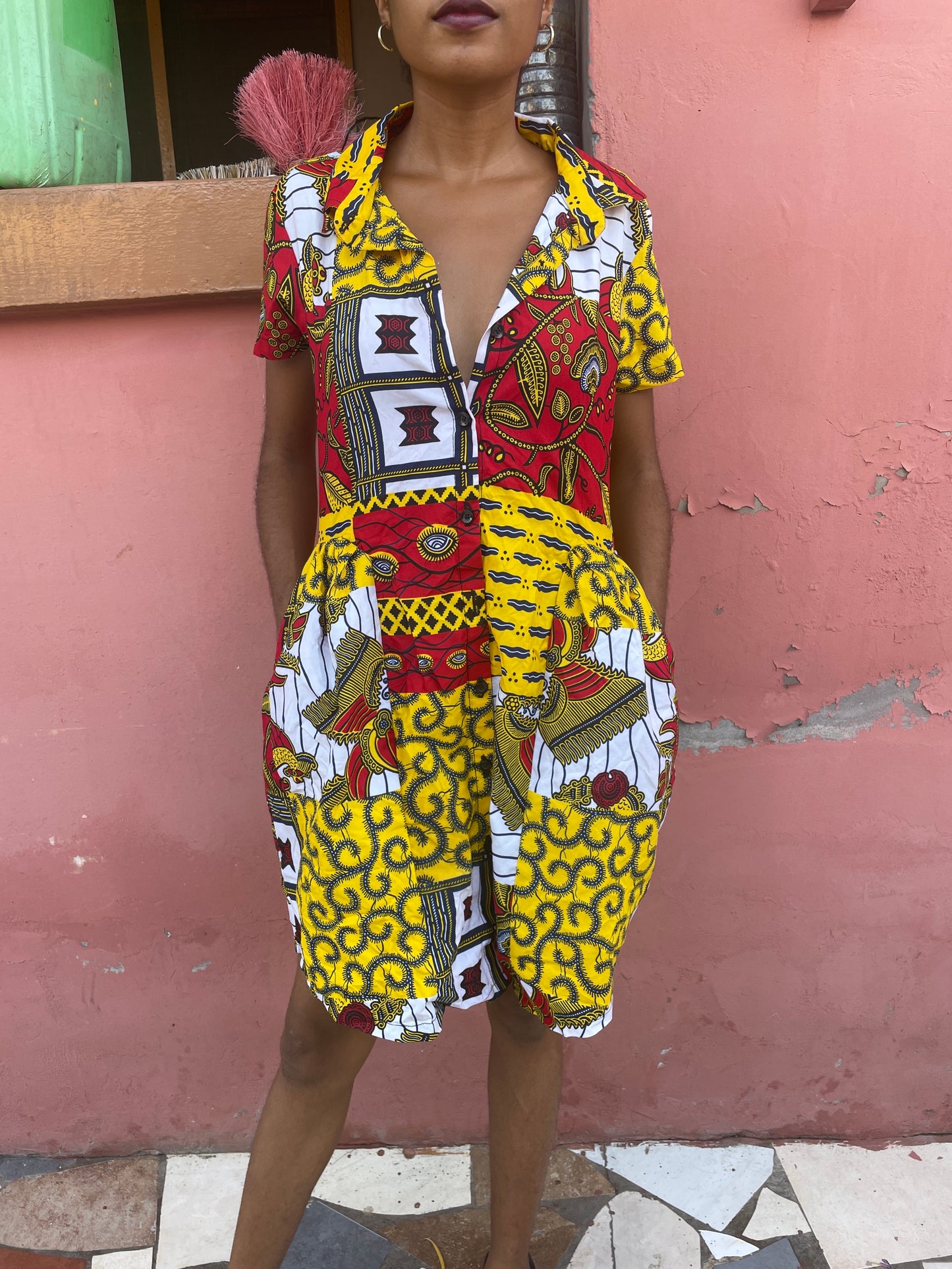 Shirtdress-READY TO SHIP-SIZE XS/S