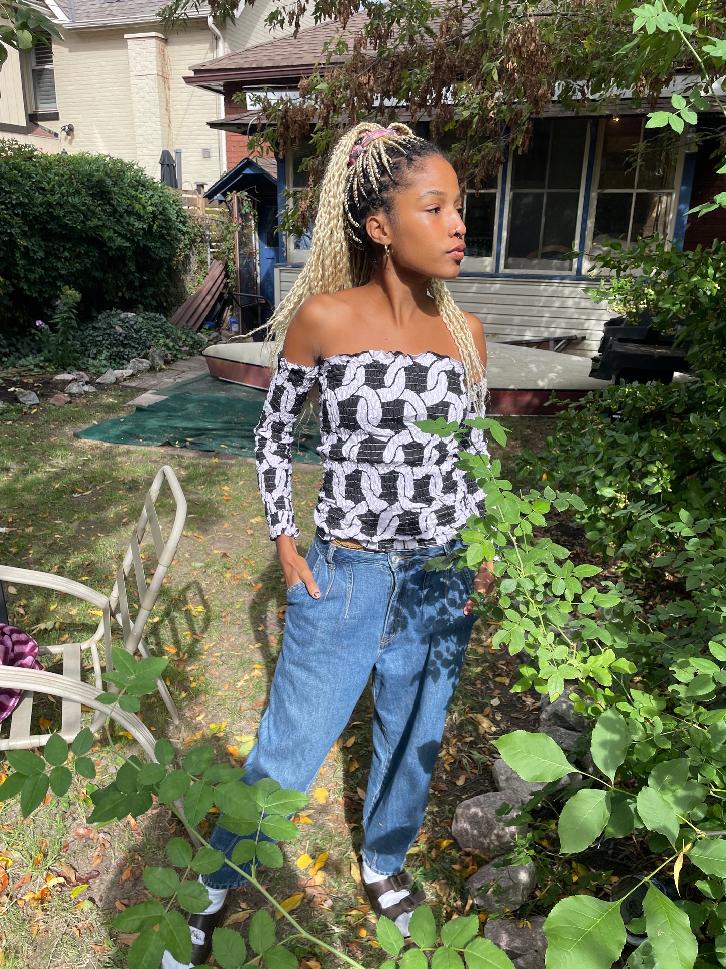 OFF SHOULDER | CHAIN GANG-READY TO SHIP-SIZE XS/S