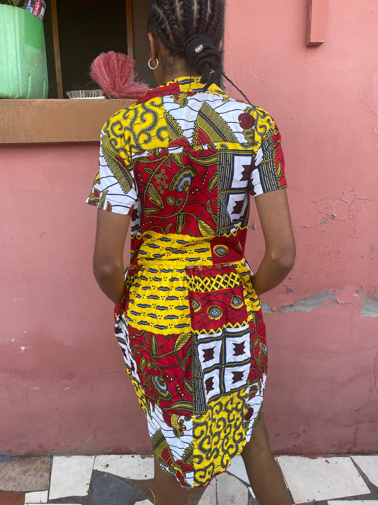 Shirtdress-READY TO SHIP-SIZE XS/S