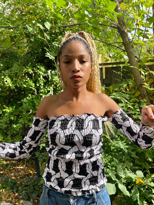 OFF SHOULDER | CHAIN GANG-READY TO SHIP-SIZE XS/S