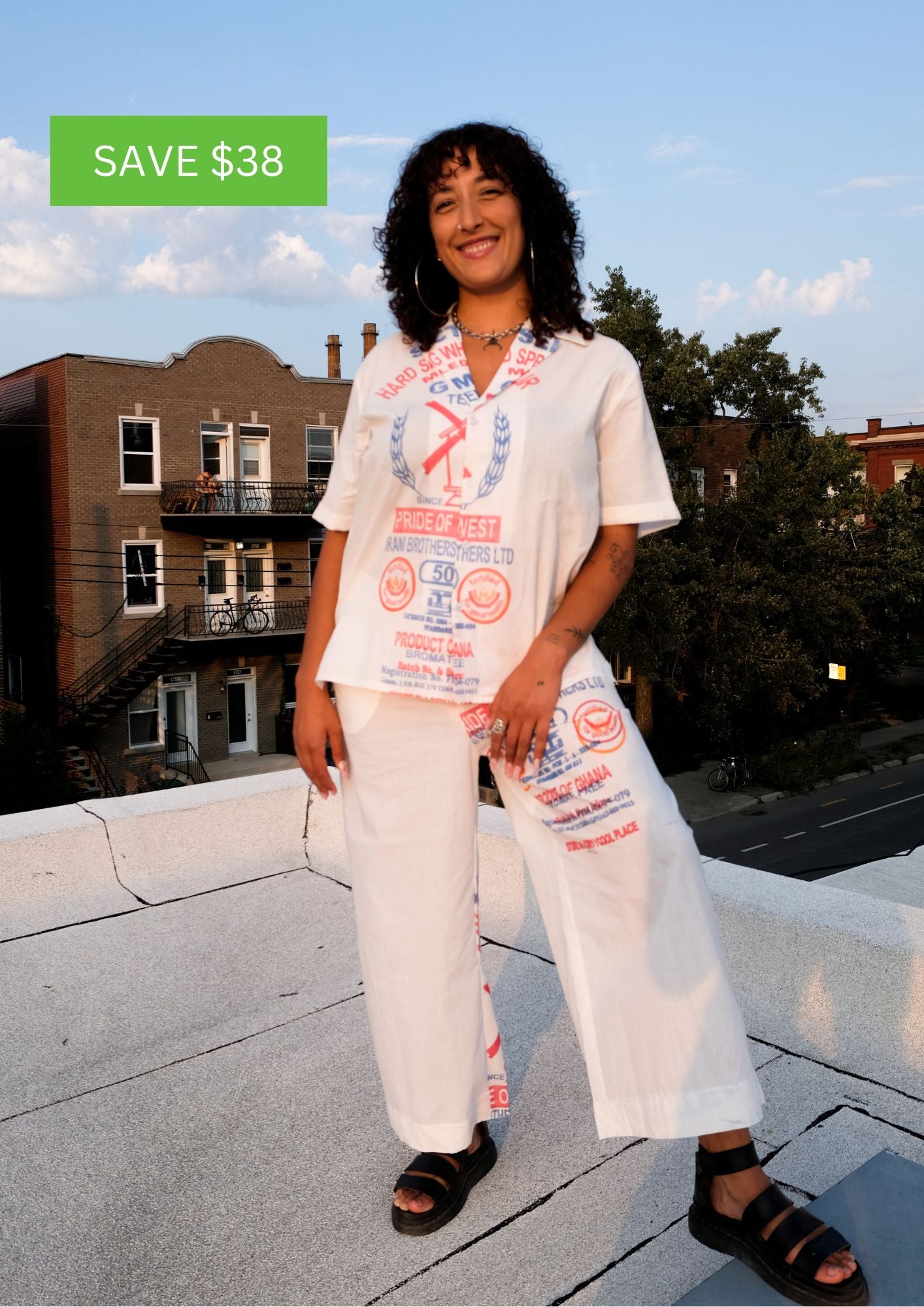 RECYCLED FLOUR SACK SET