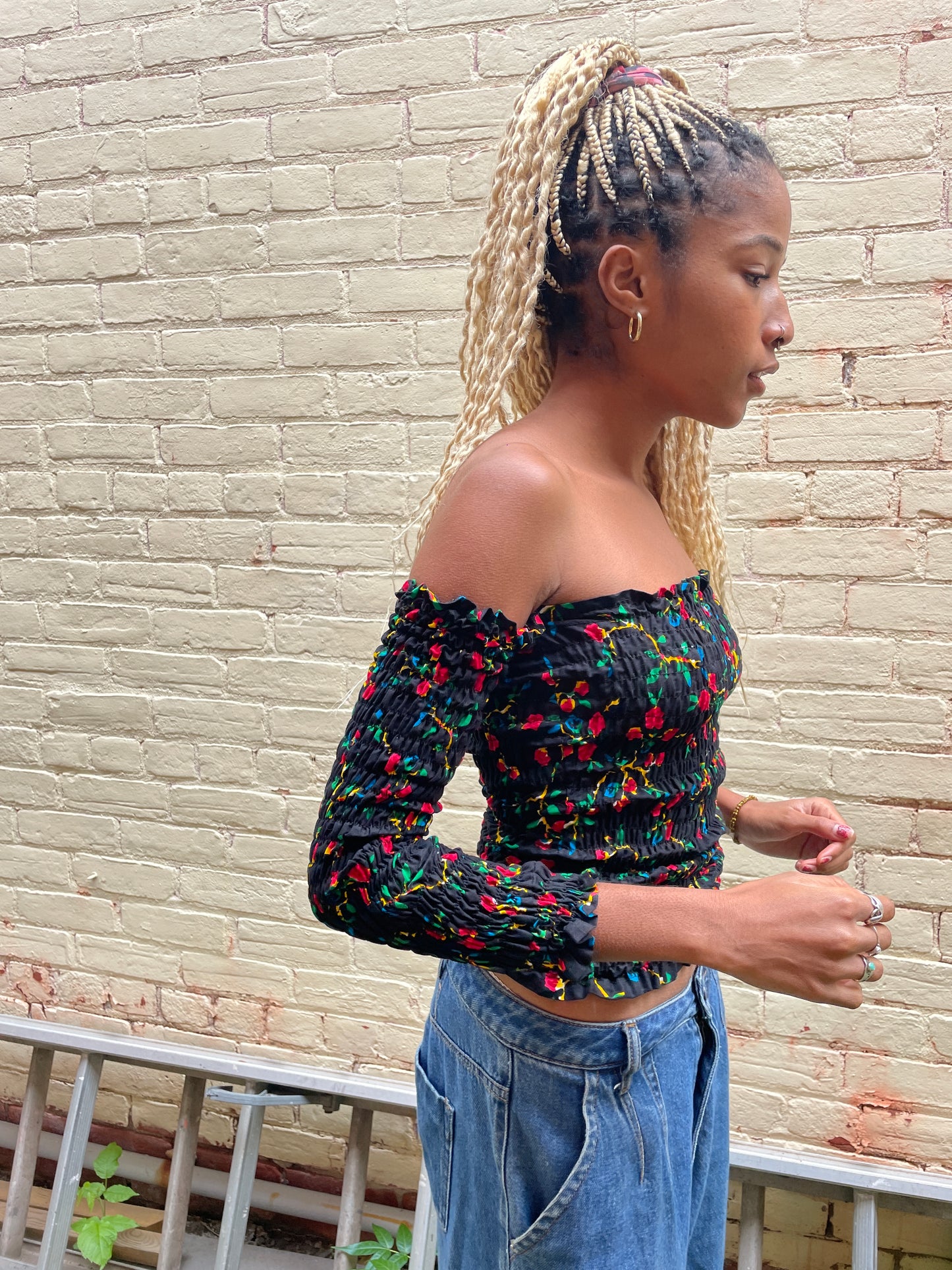 LABADI TOP |  ROSEBUD- READY TO SHIP-SIZE XS/S