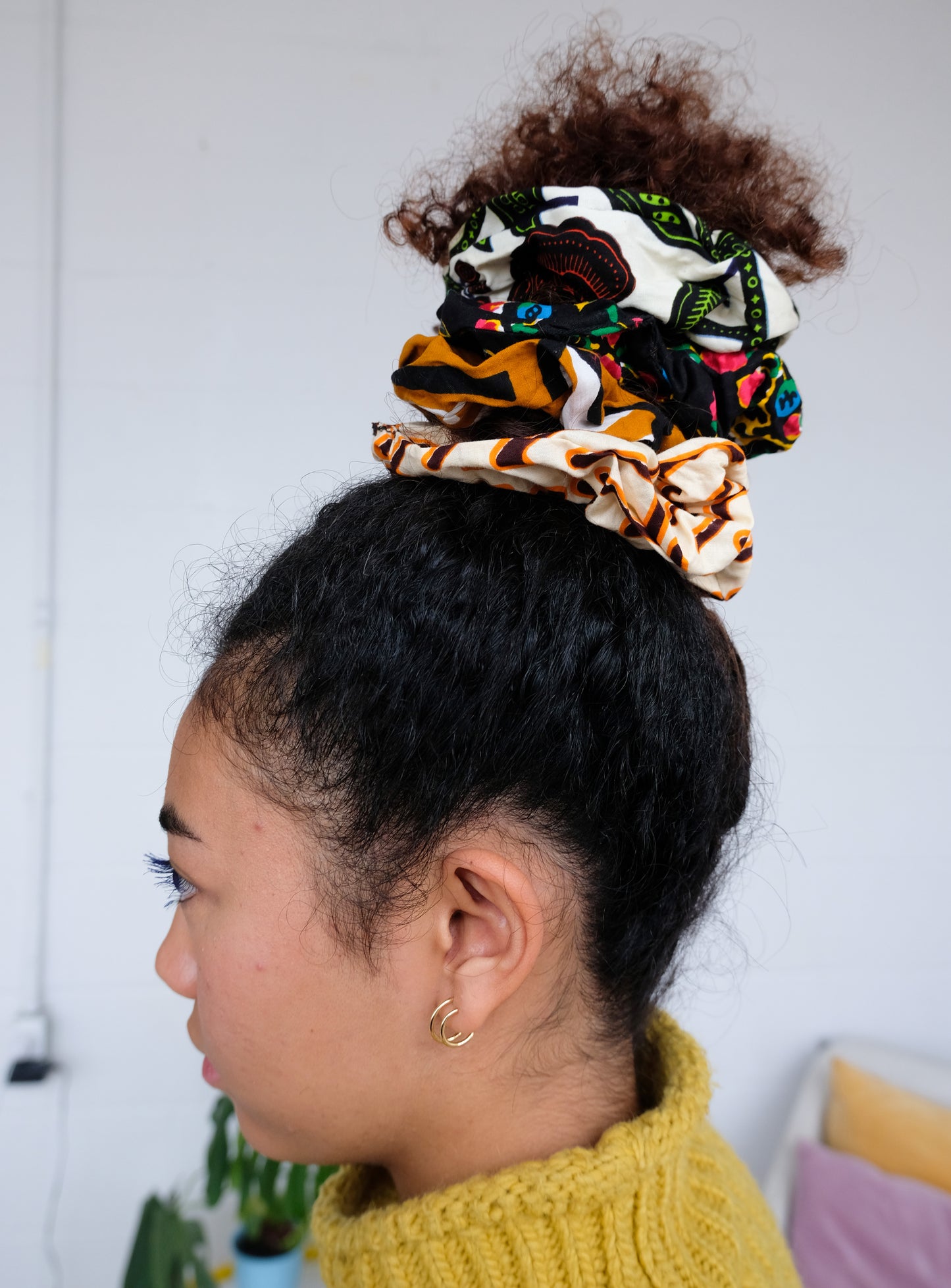 Rainbow Pack of 5 Scrunchies