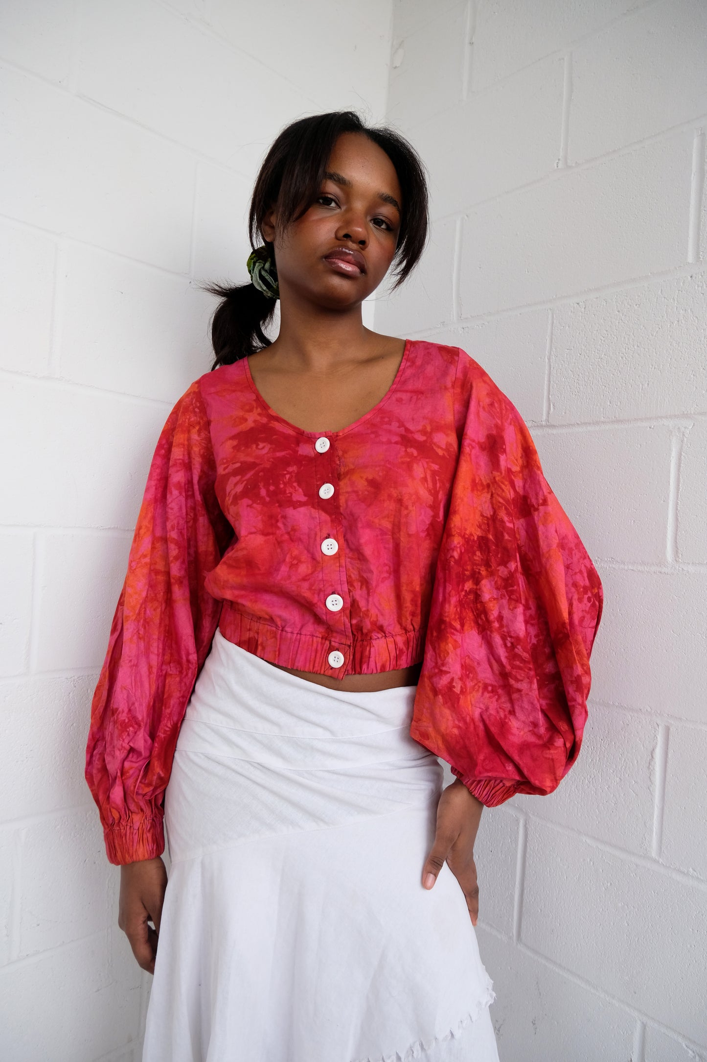 FIFI TOP| RUBY- READY TO SHIP-SIZE SMALL & XXL