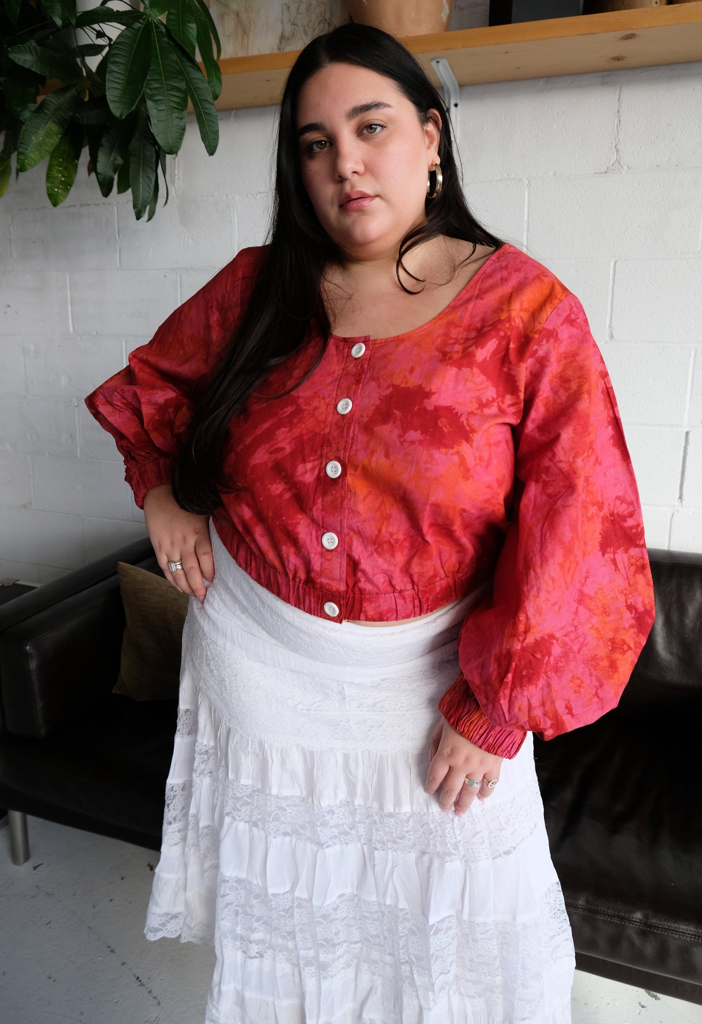 FIFI TOP| RUBY- READY TO SHIP-SIZE SMALL & XXL