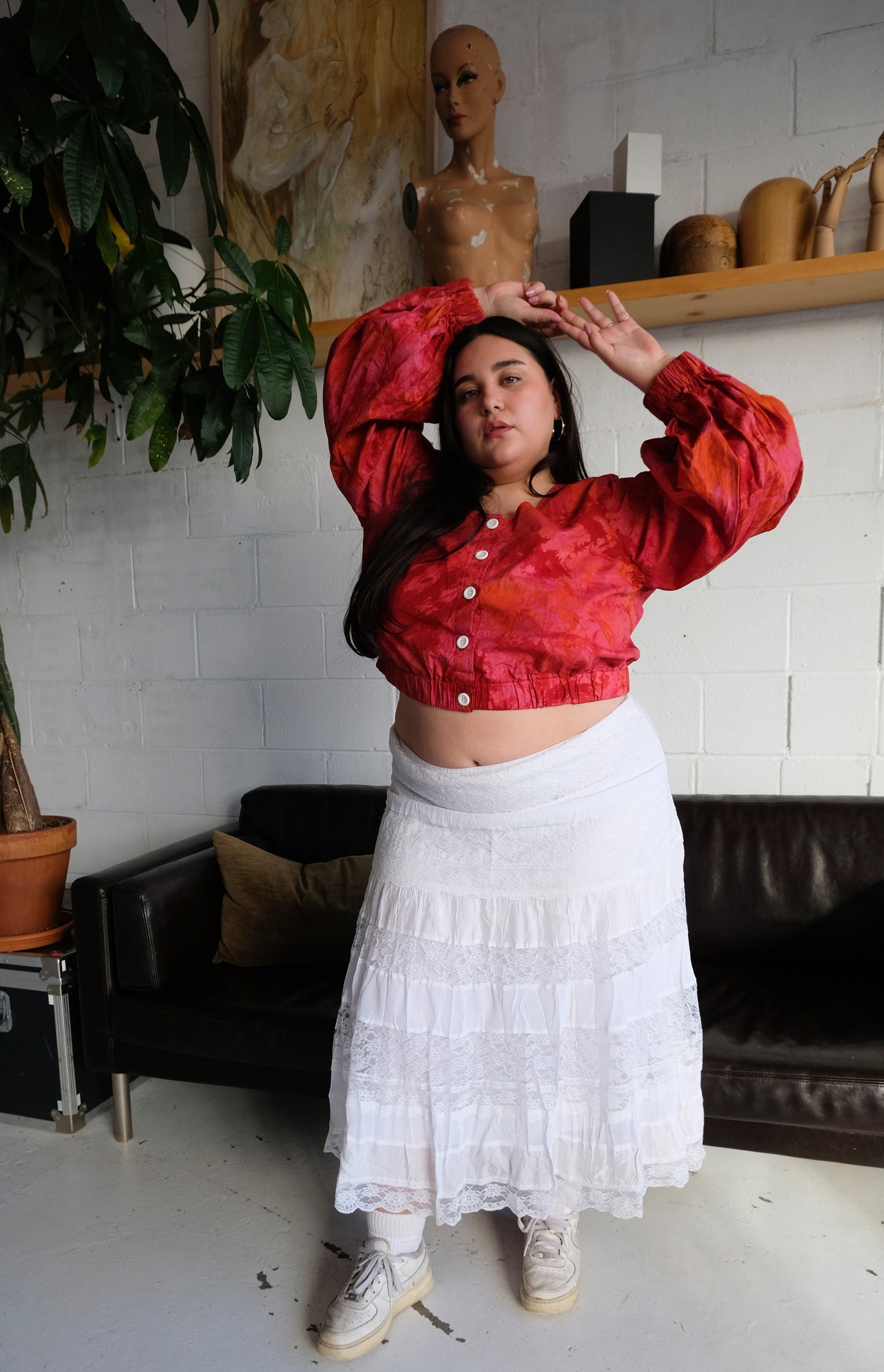 FIFI TOP| RUBY- READY TO SHIP-SIZE SMALL & XXL