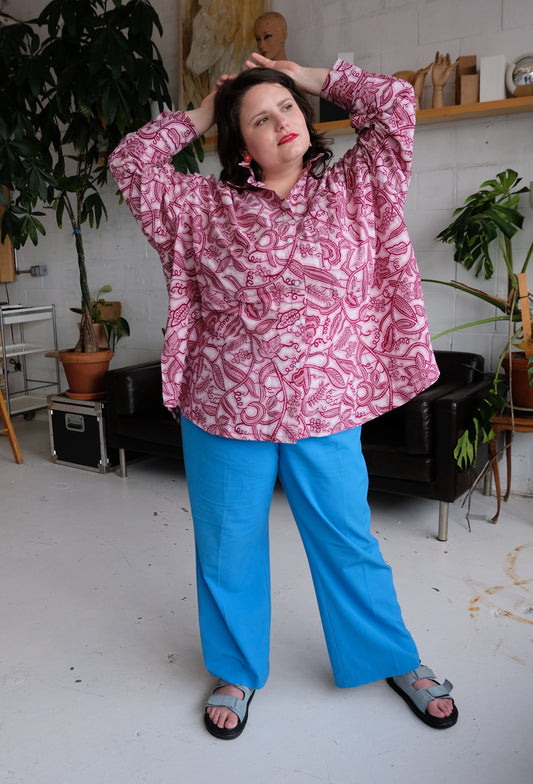 KOMI EASY UNISEX BUTTON-UP | LILAC VINE