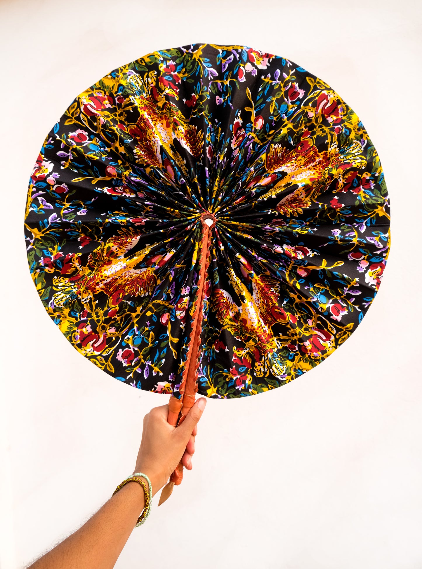 JUMBO AFRICAN PRINT FAN