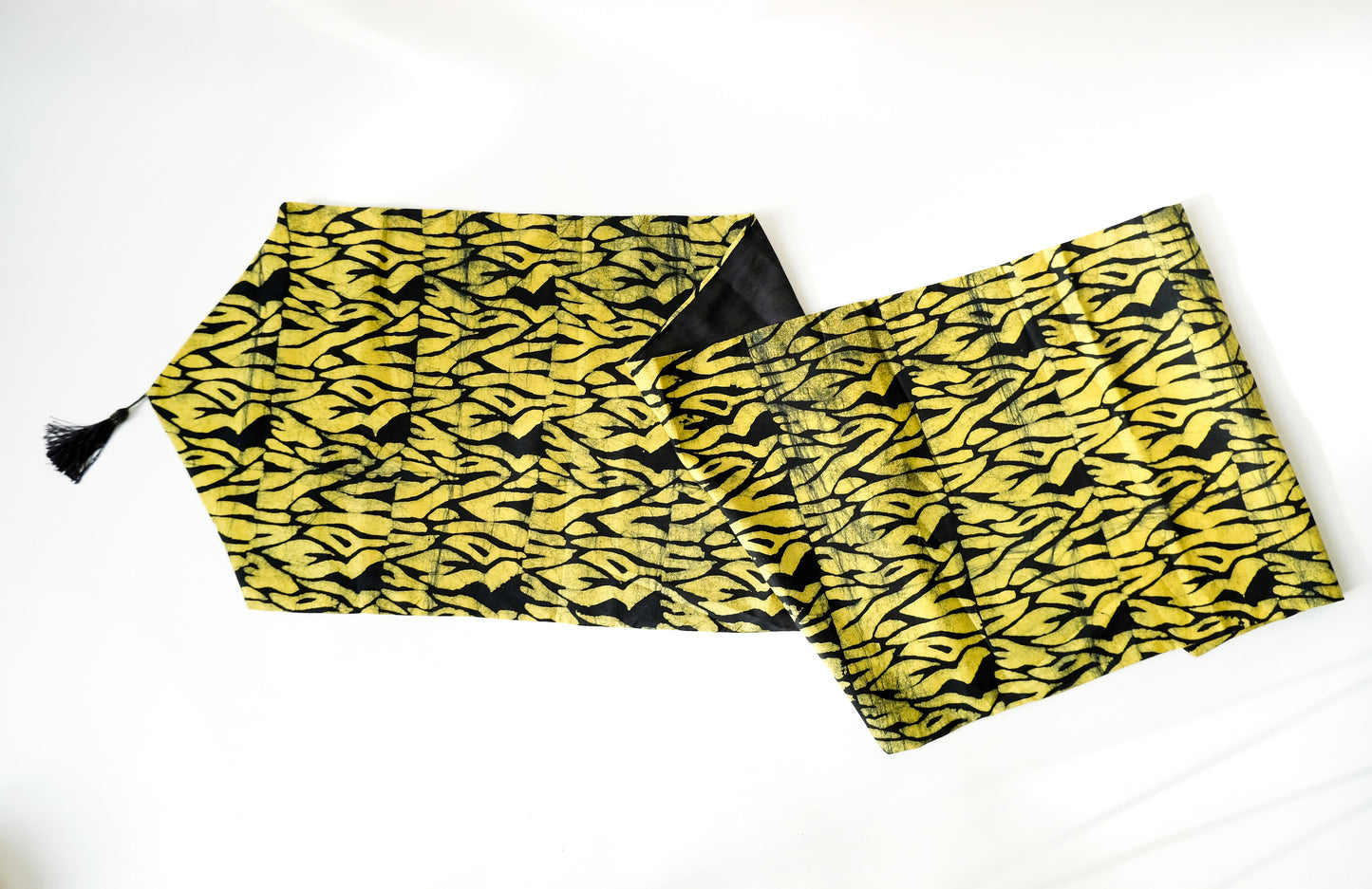 TABLE RUNNER | TIGER STRIPE | MUSTARD