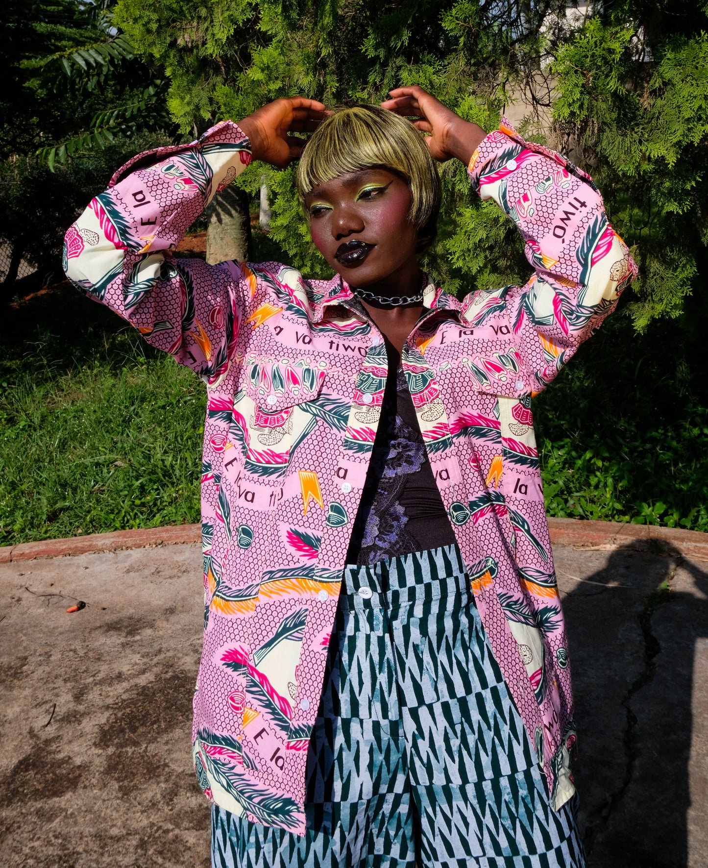 ABURI UNISEX JACKET | PINK TORTOISE | READY TO SHIP