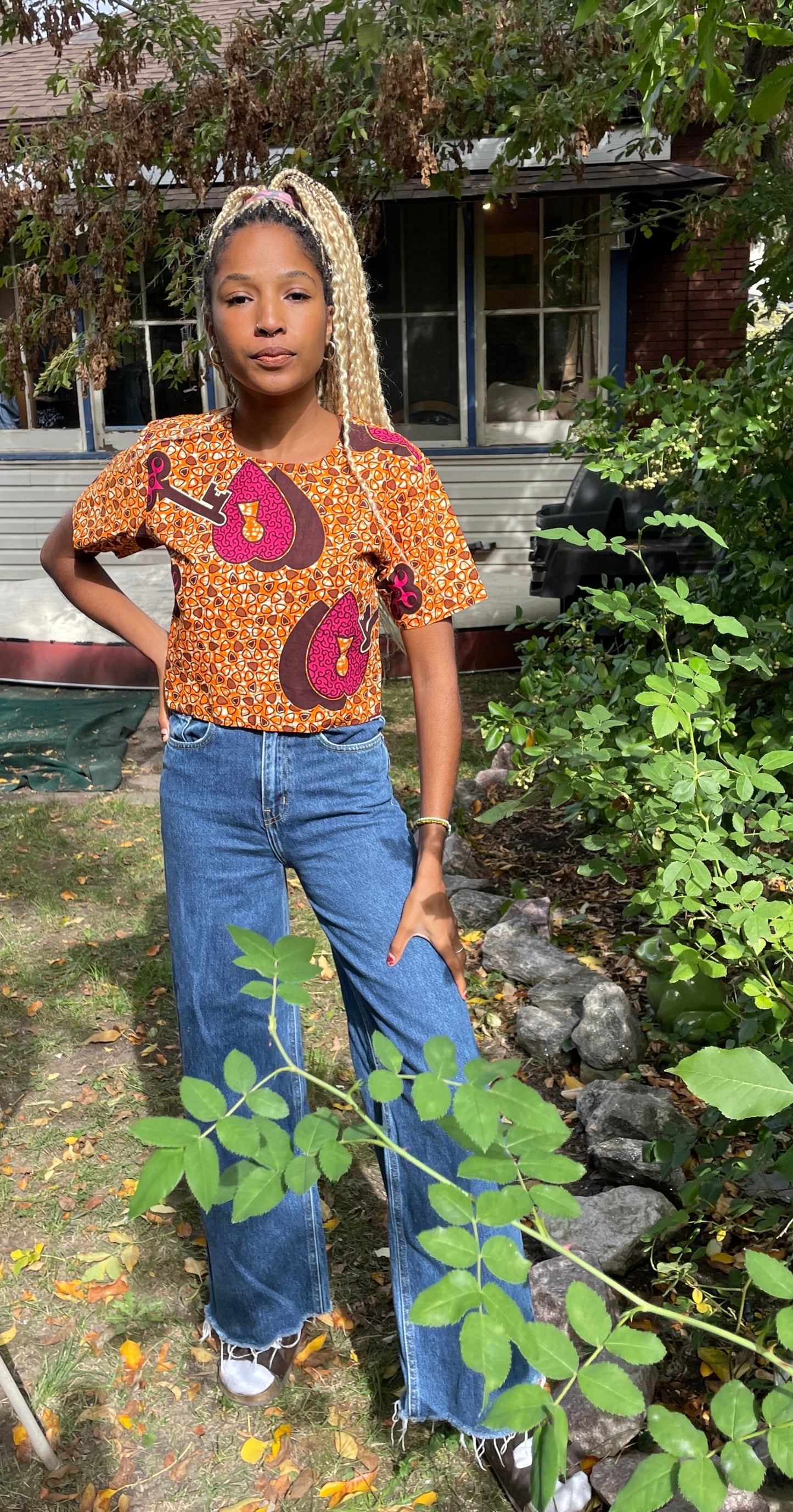 Crop top-READY TO SHIP-SIZE XS/S