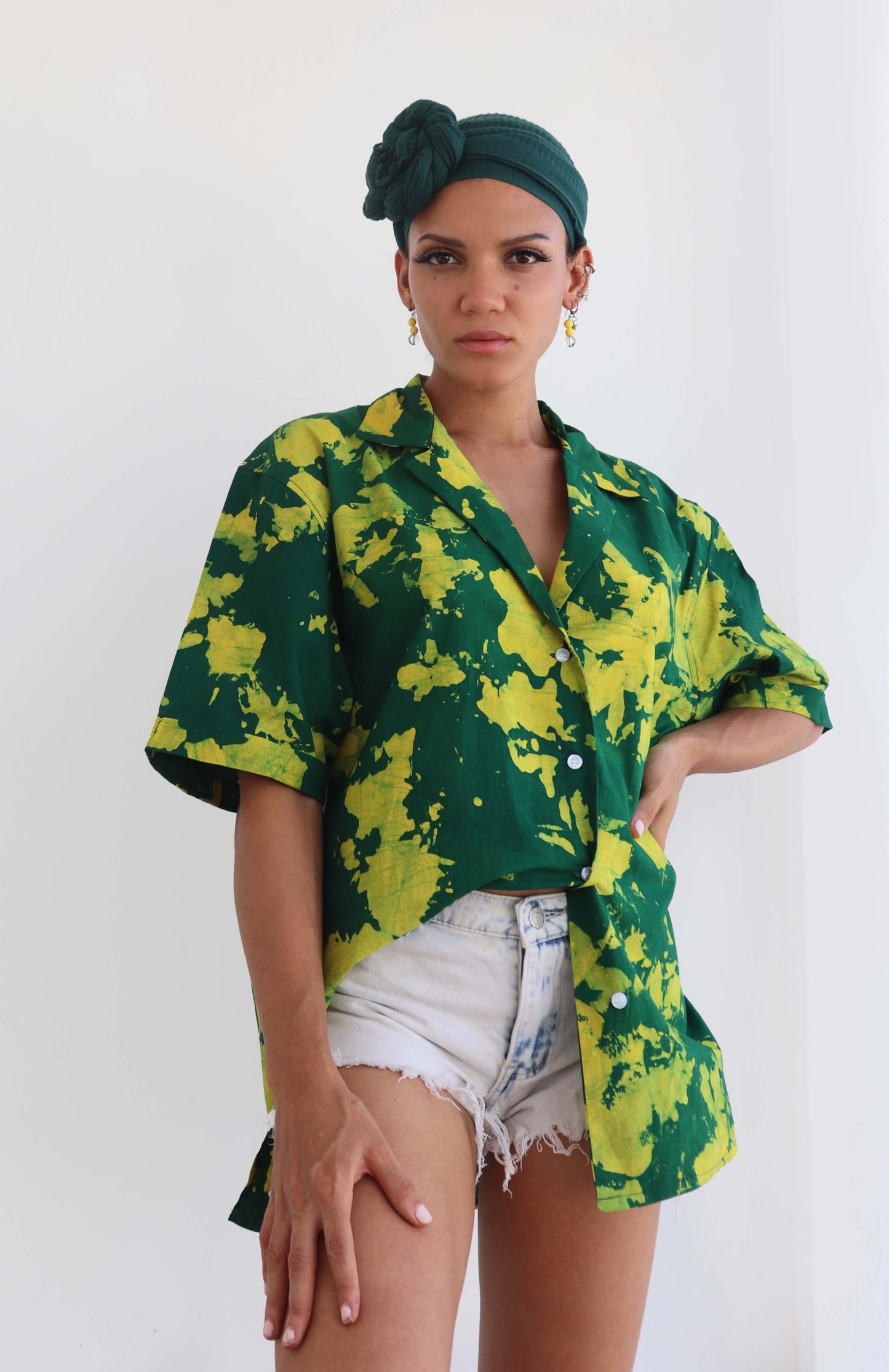 CAPE COAST UNISEX BOWLING SHIRT | CAMO | READY TO SHIP