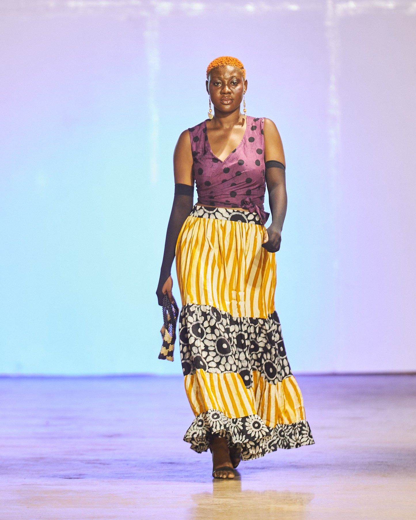 KETA WRAP | DOT DOT DOT | MAGENTA-READY TO SHIP- SMALL