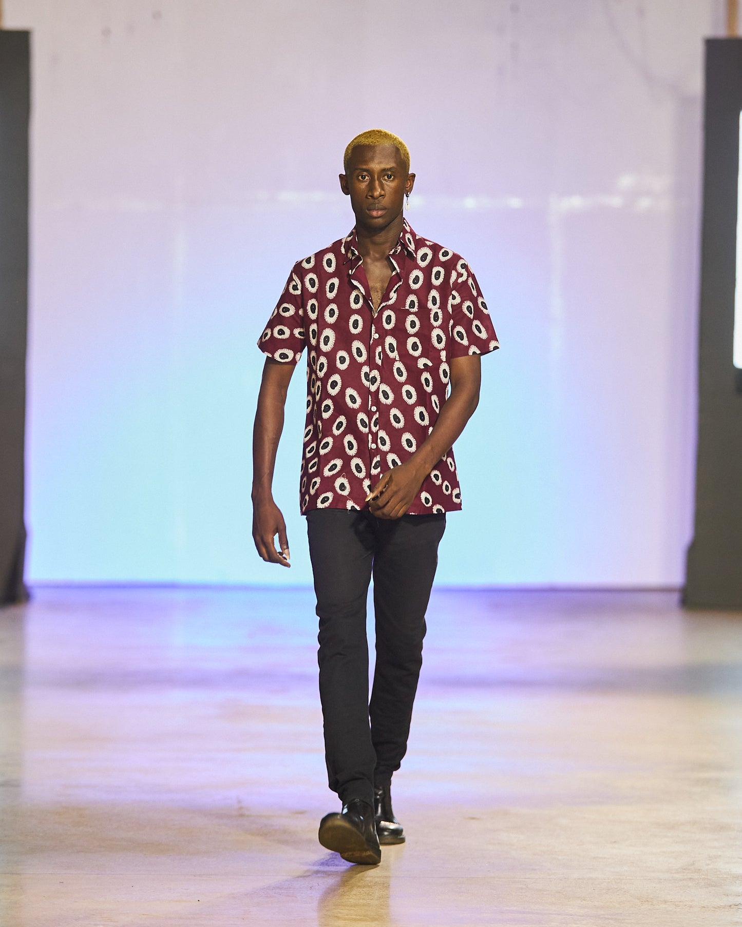 KOJO UNISEX SHIRT | MAROON EYE