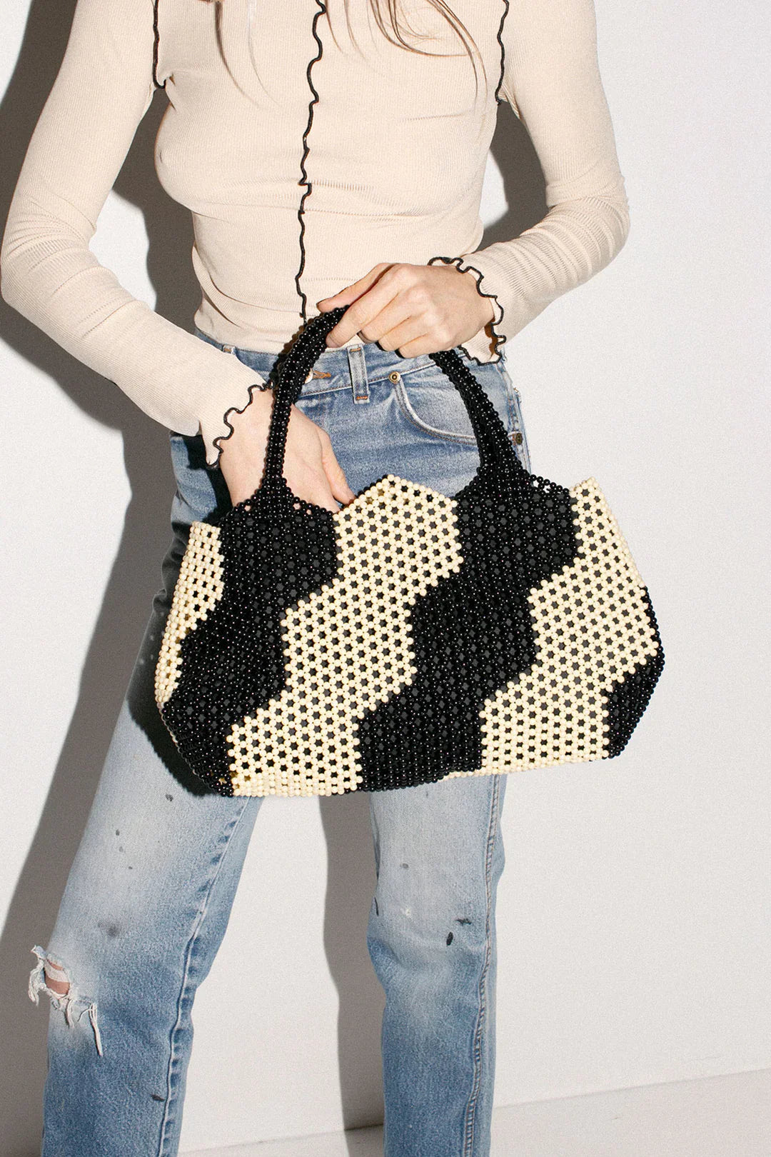 BB BAGS | BEADED BAG | DOMINO EFFECT -READY TO SHIP