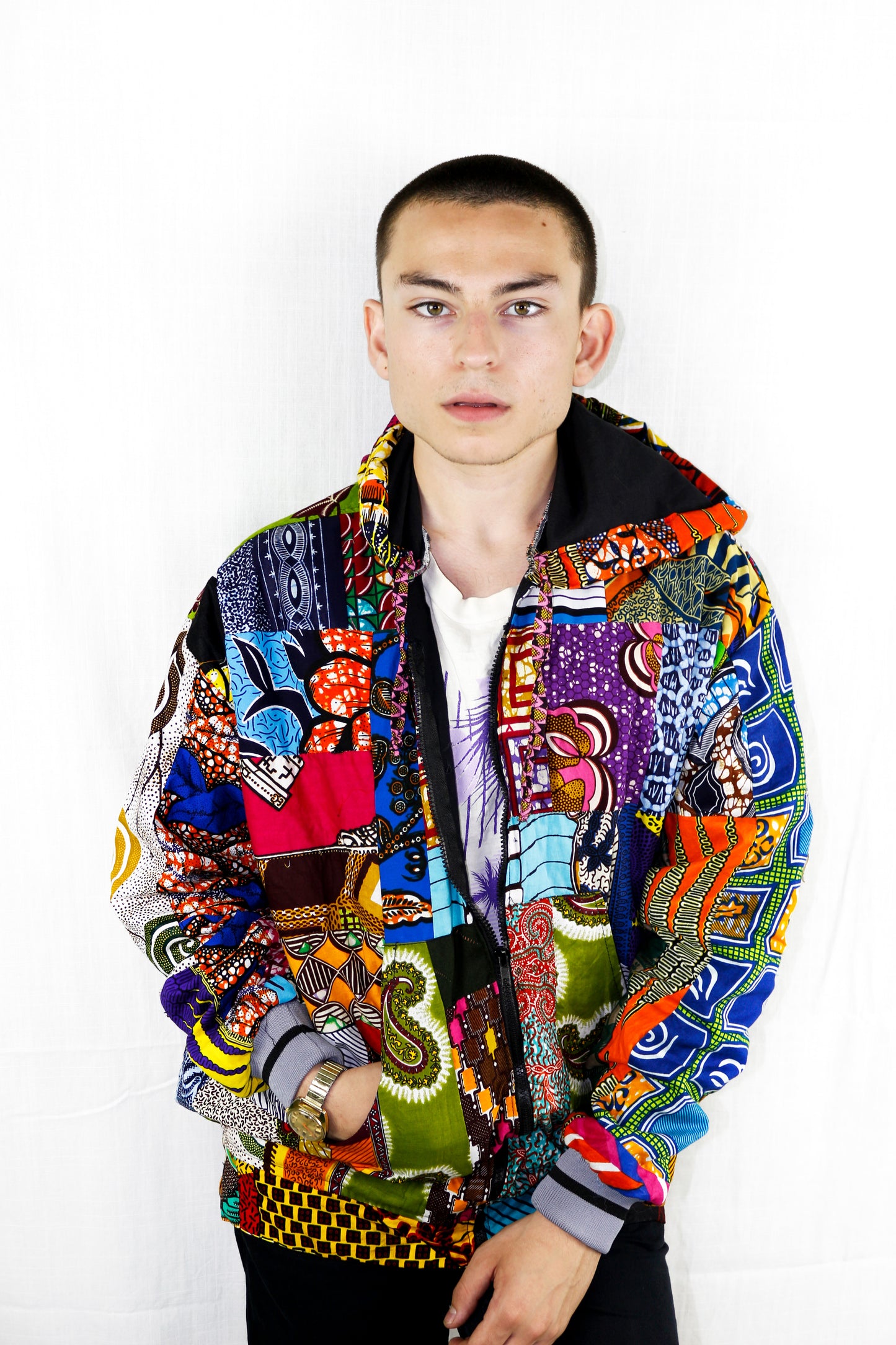 PATCHWORK RAINBOW JACKET