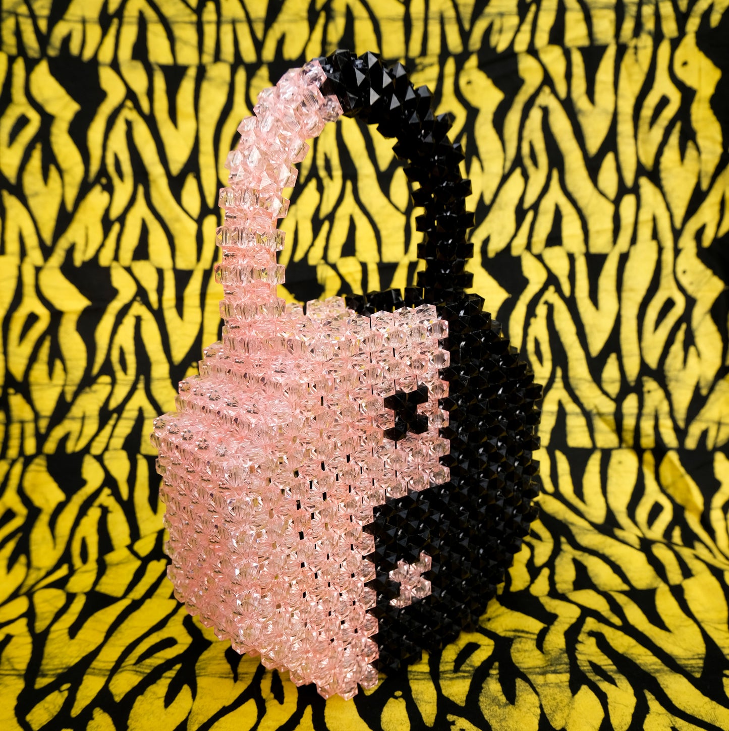 BB BAGS | BEADED BAG | YIN YANG PINK