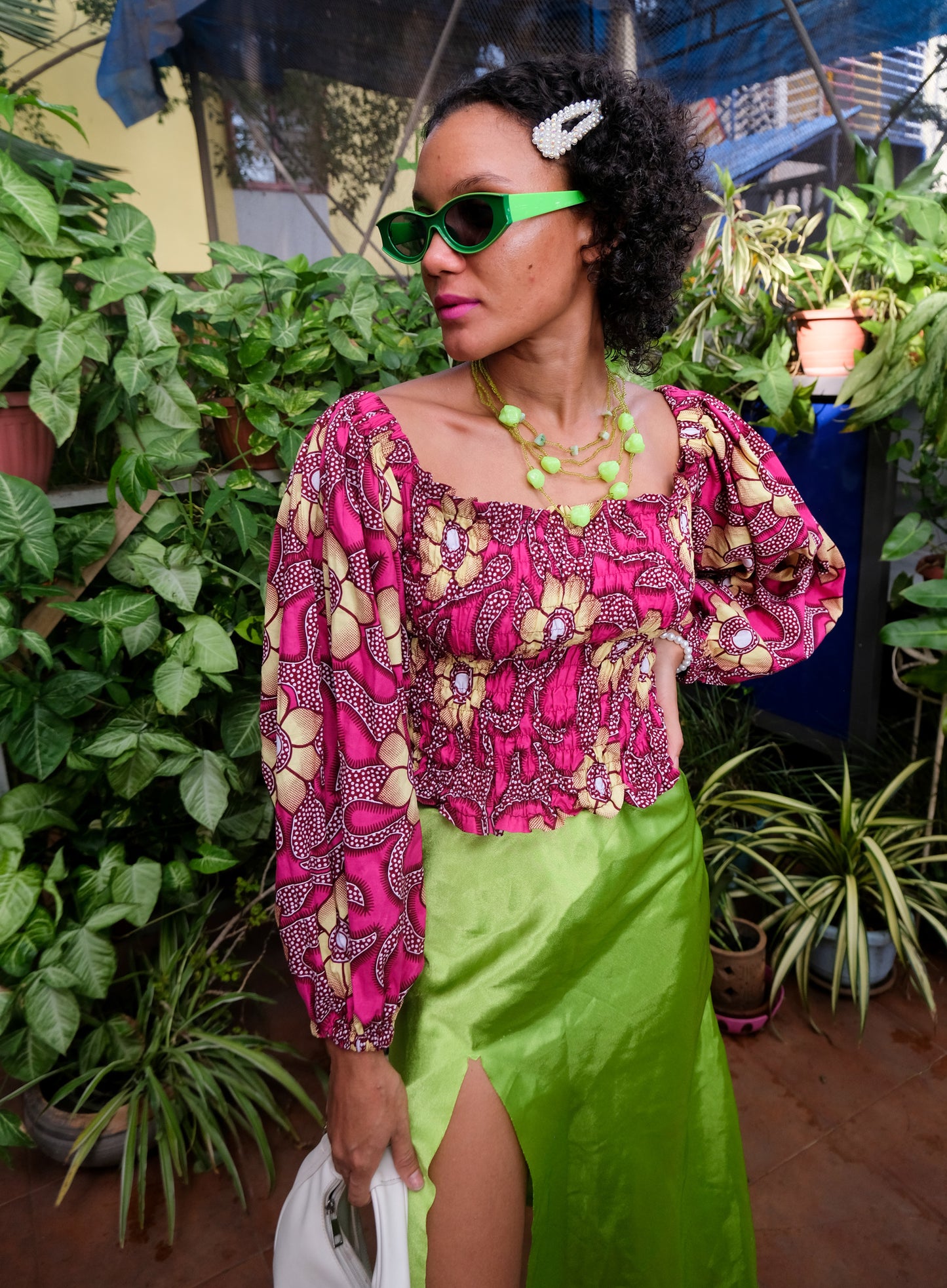 YAA TOP| NEON FLOWER
