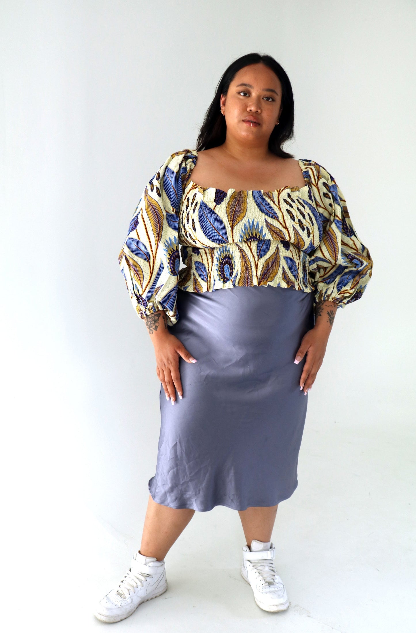 YAA TOP|  PEACOCK- READY TO SHIP