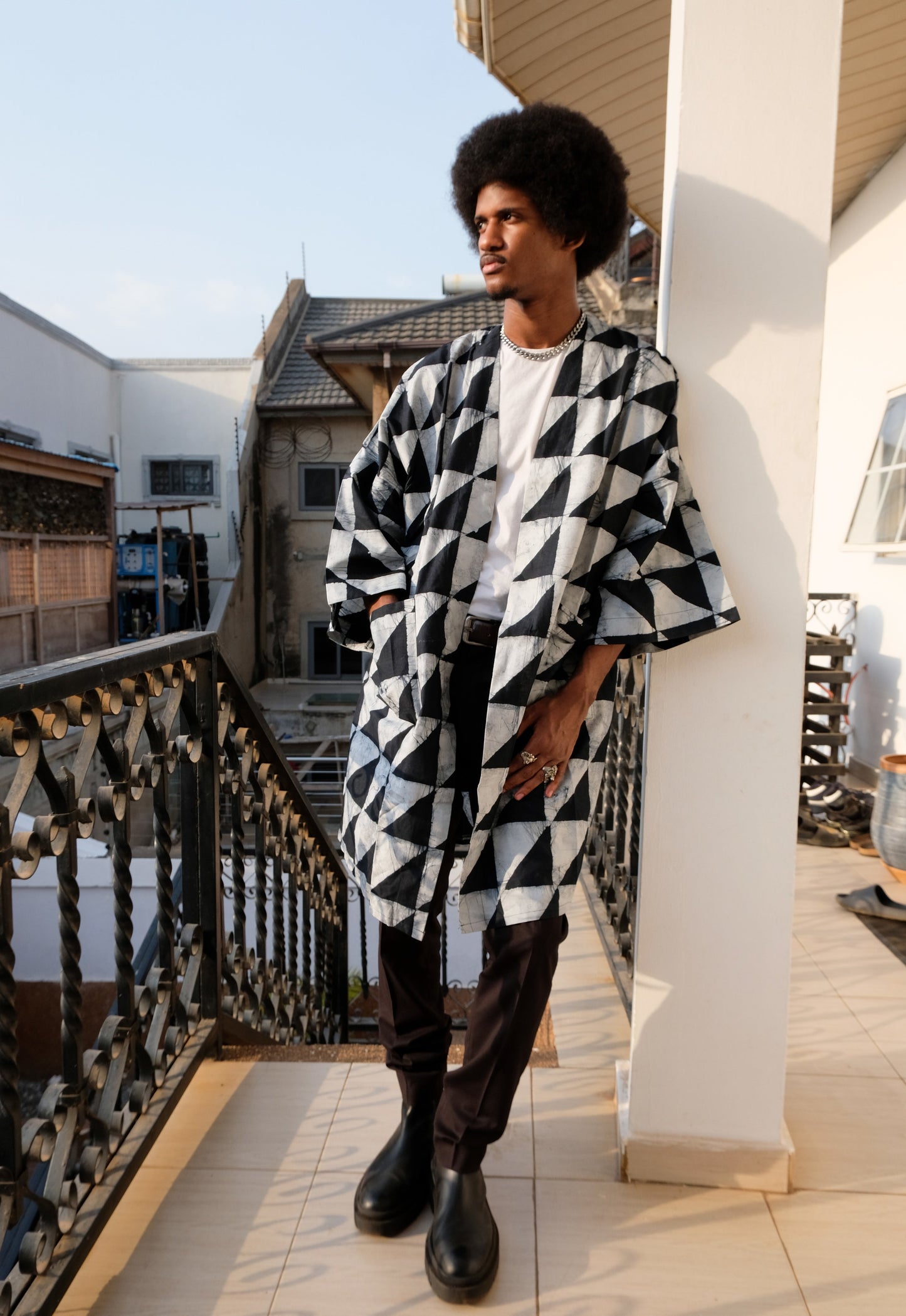 KROBO KIMONO | TRIFECTA-READY TO SHIP- SIZE XL & 2XL/3XL