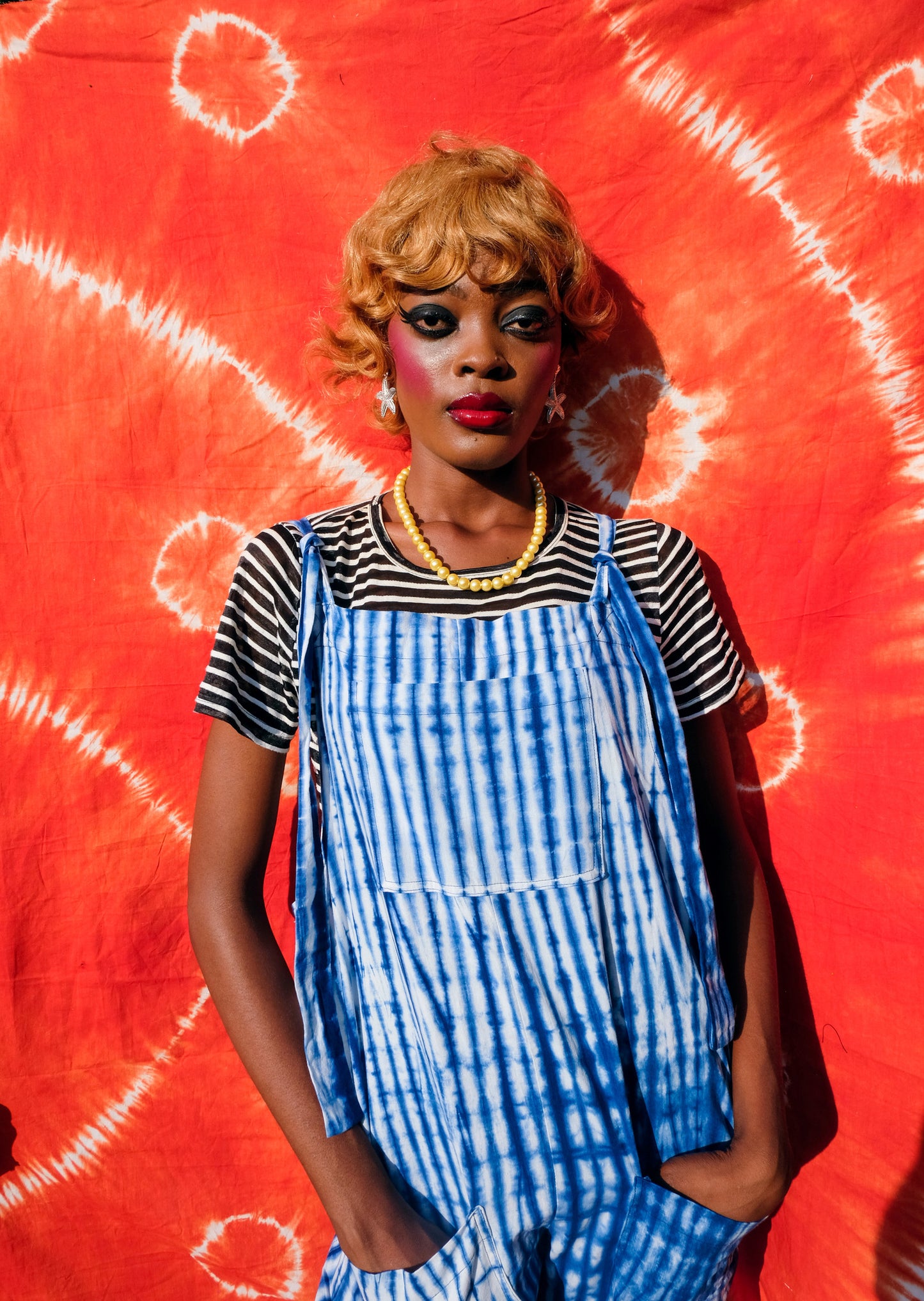 AKOSUA UNISEX OVERALLS | BLUE ICE-READY TO SHIP