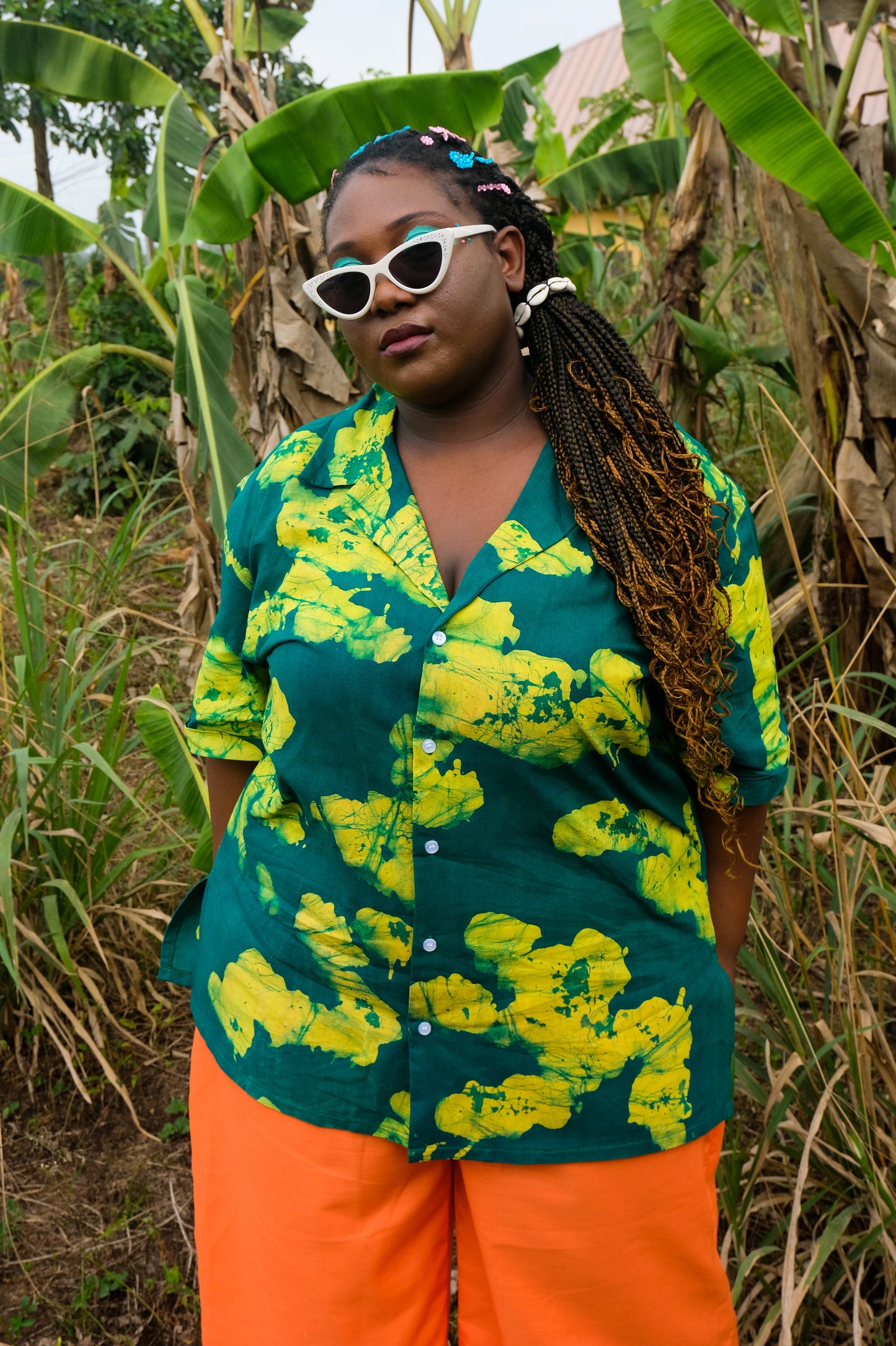 CAPE COAST UNISEX BOWLING SHIRT | CAMO | READY TO SHIP