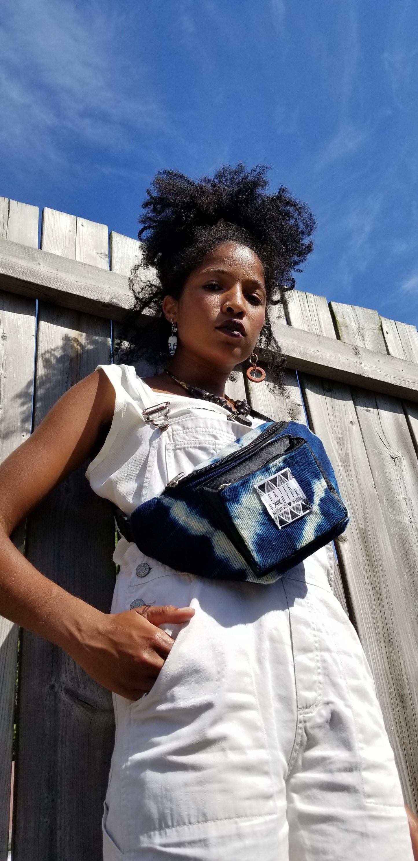 Limited Edition Indigo dyed Fanny pack/ Bumbag