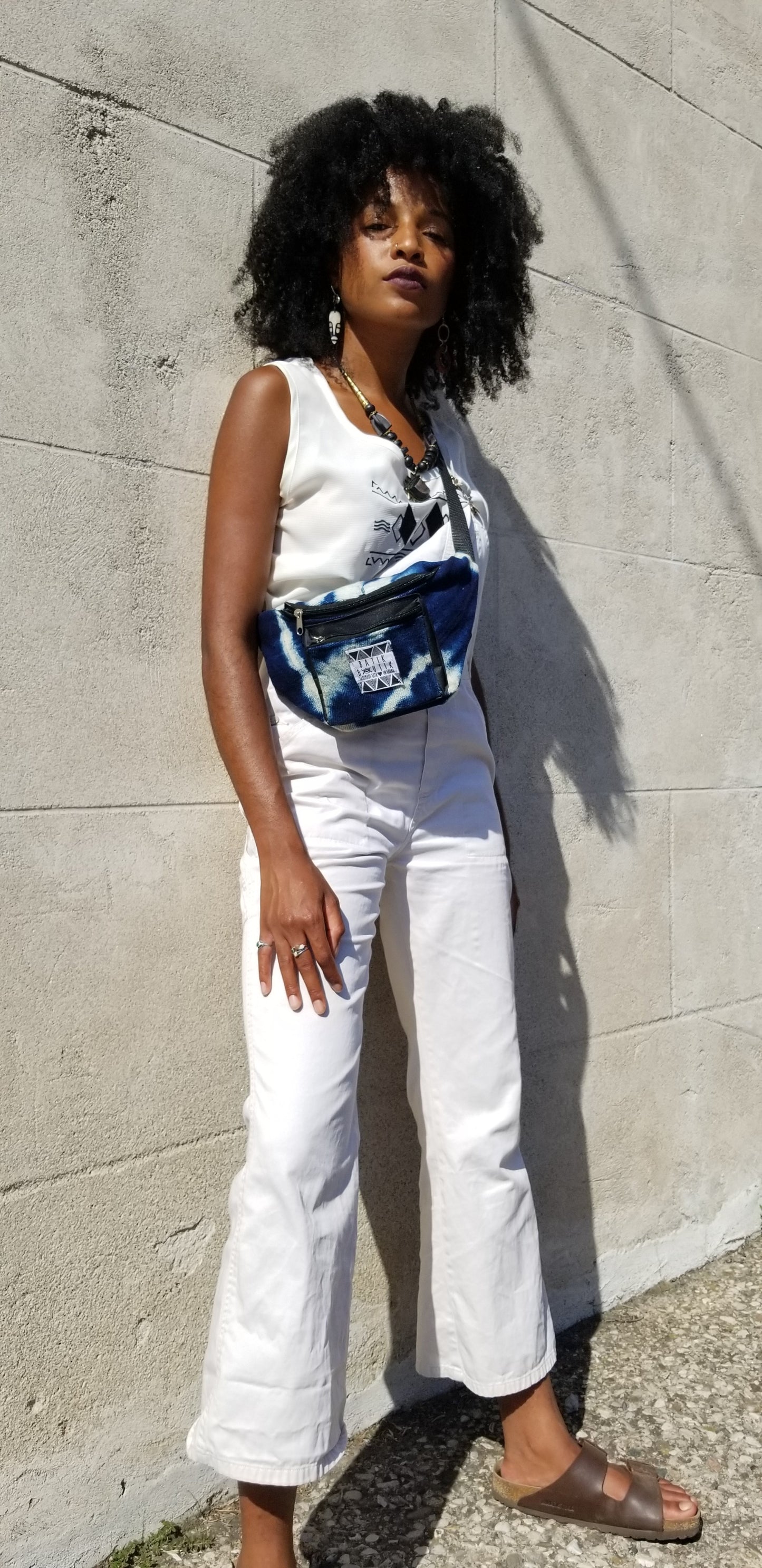 Limited Edition Indigo dyed Fanny pack/ Bumbag