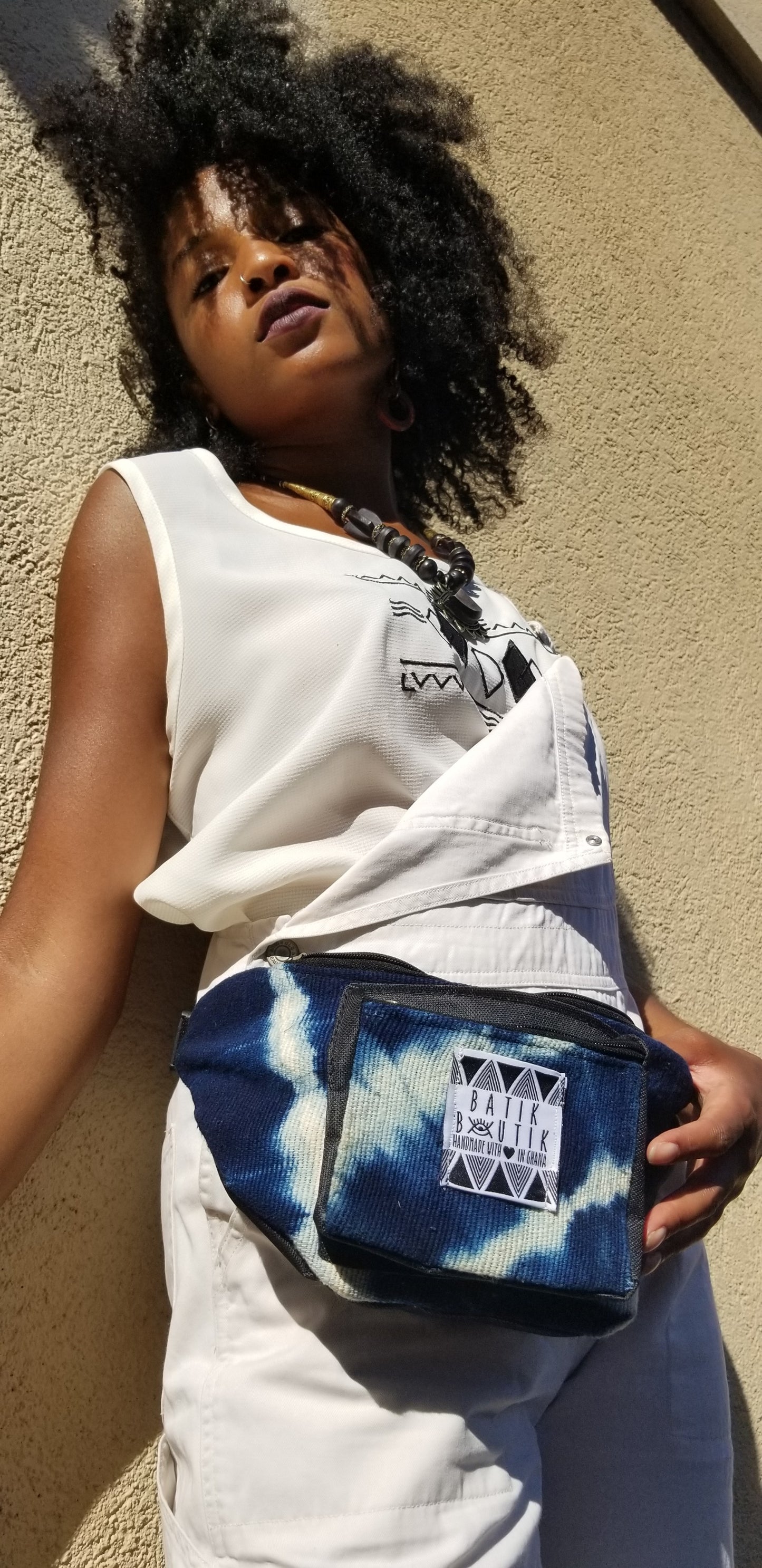Limited Edition Indigo dyed Fanny pack/ Bumbag