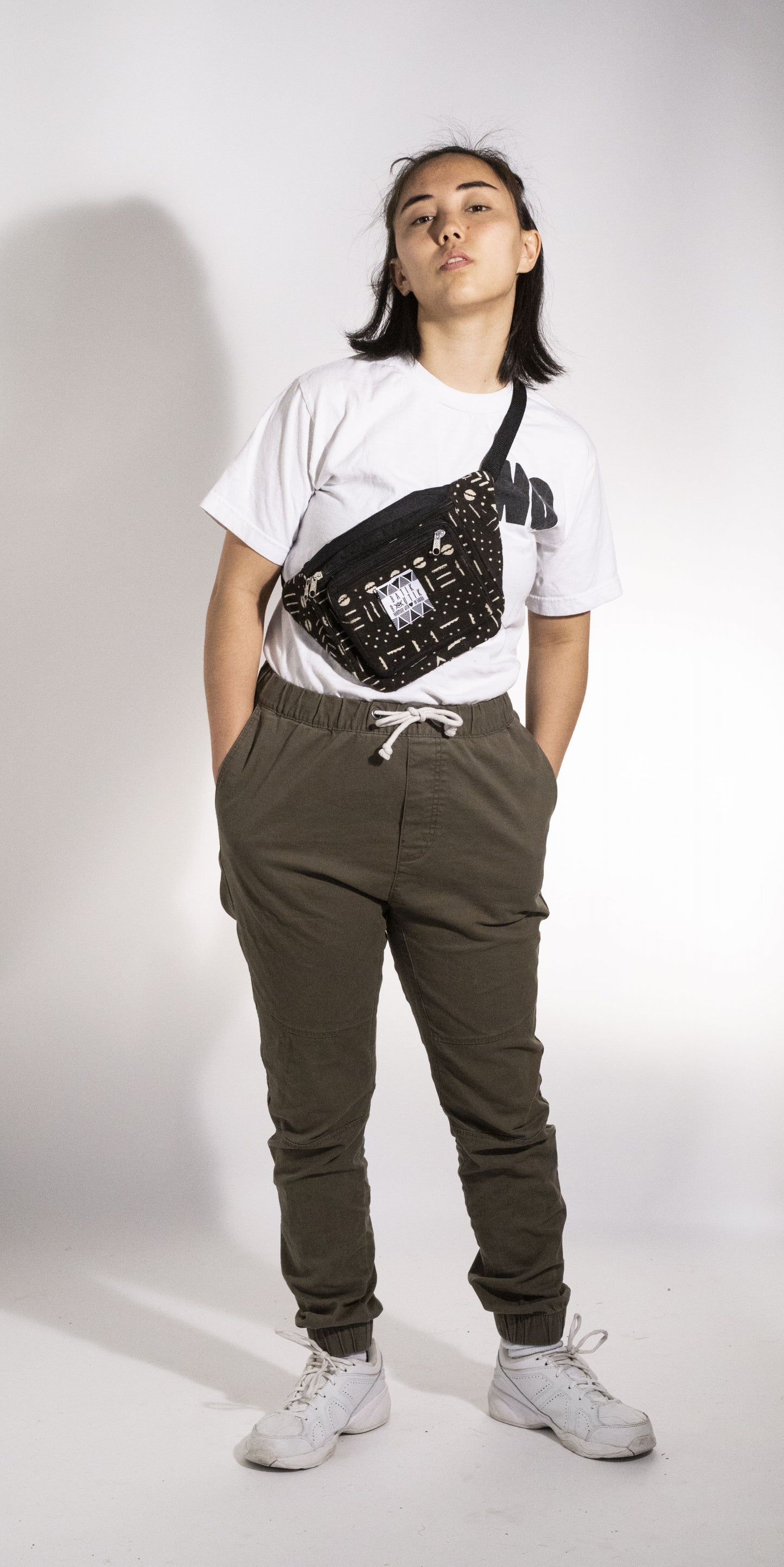 Black Limited Edition Malian Mudcloth Fanny pack