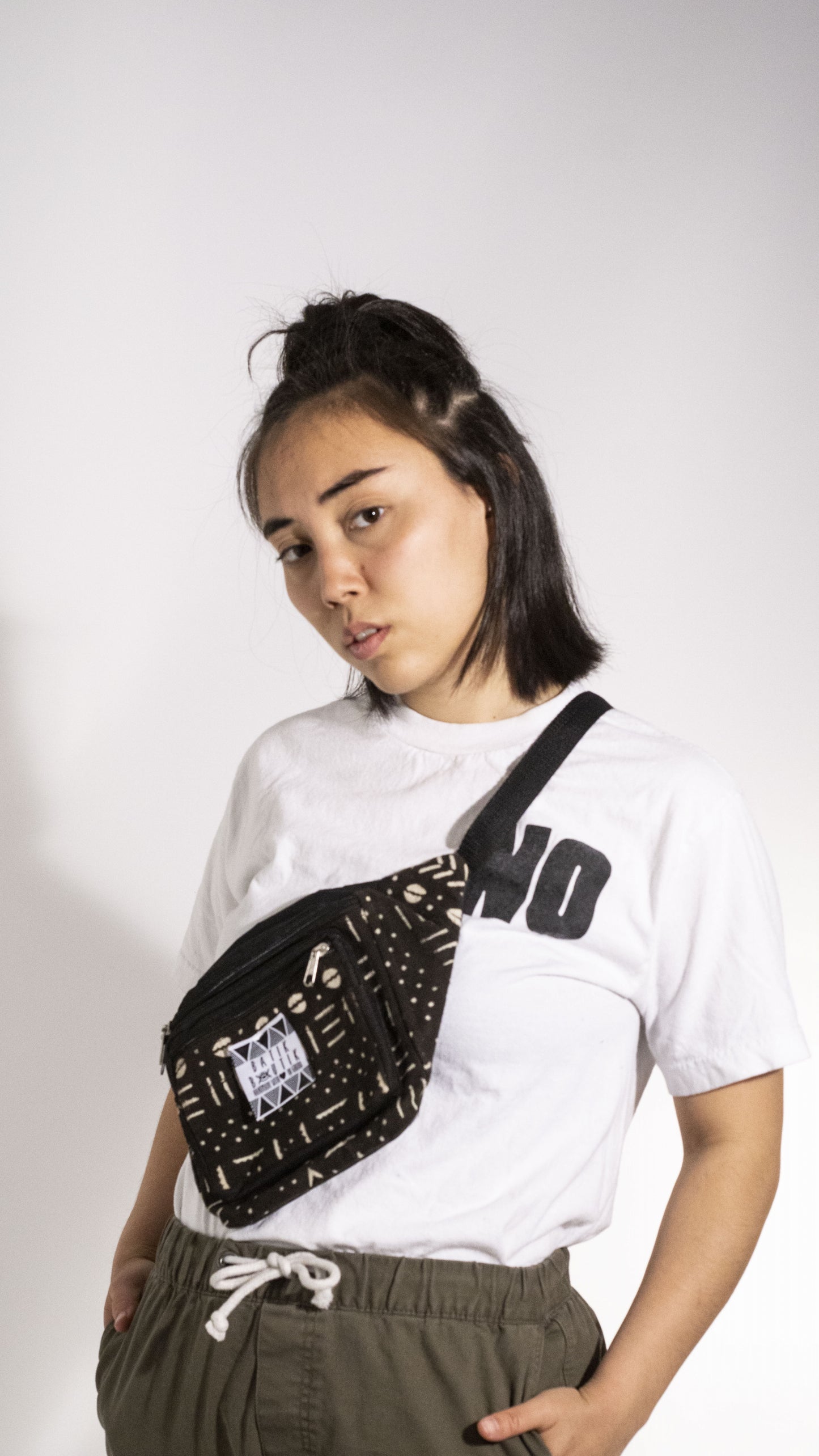 Black Limited Edition Malian Mudcloth Fanny pack