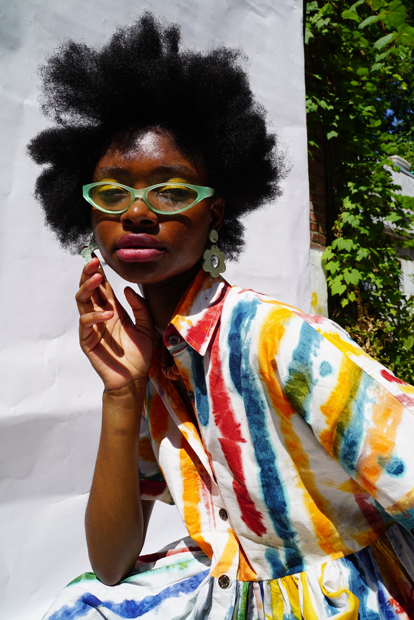 AKUA SHIRT DRESS |                         BRUSH STROKES