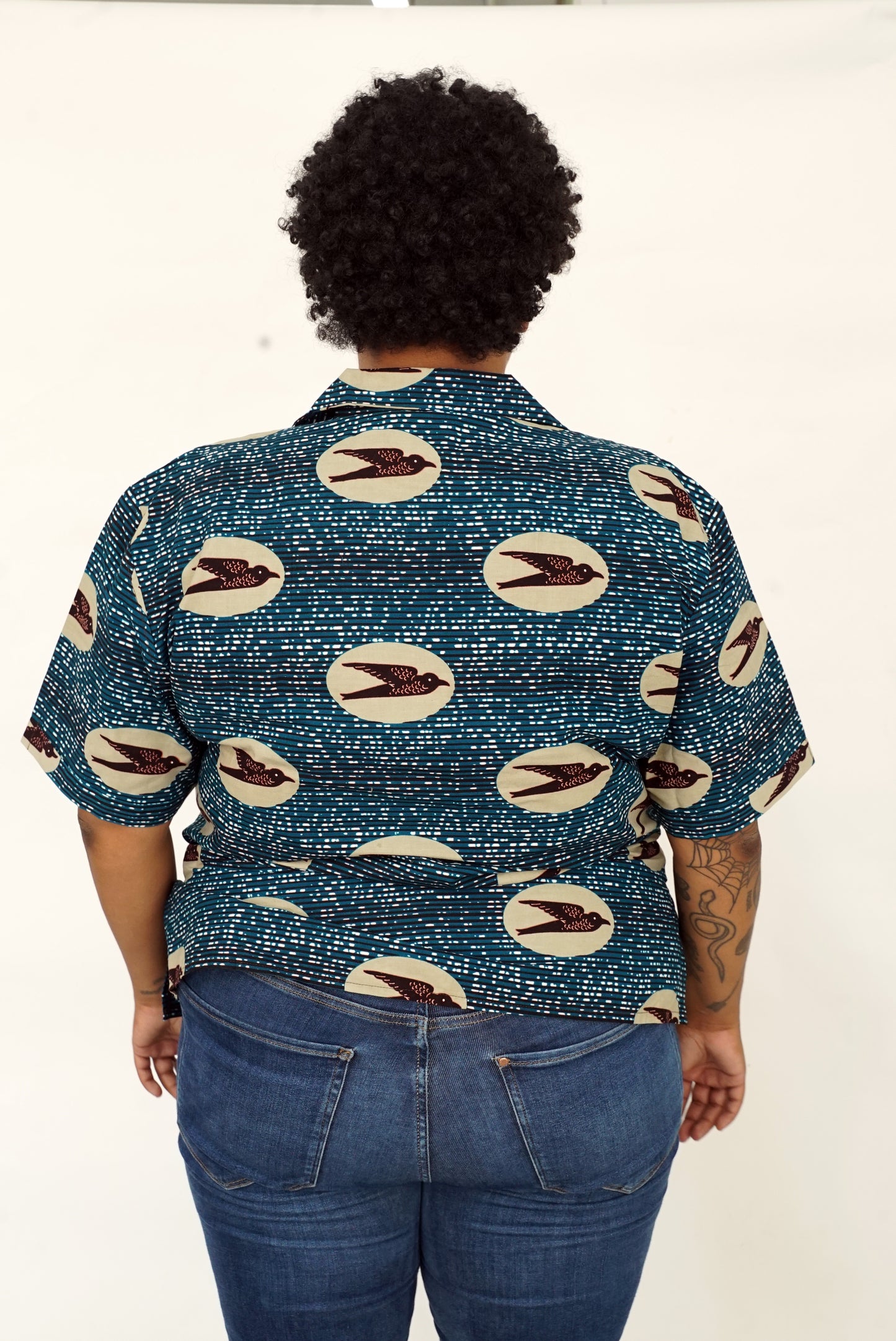 CAPE COAST BOWLING SHIRT| FREE BIRD- READY TO SHIP