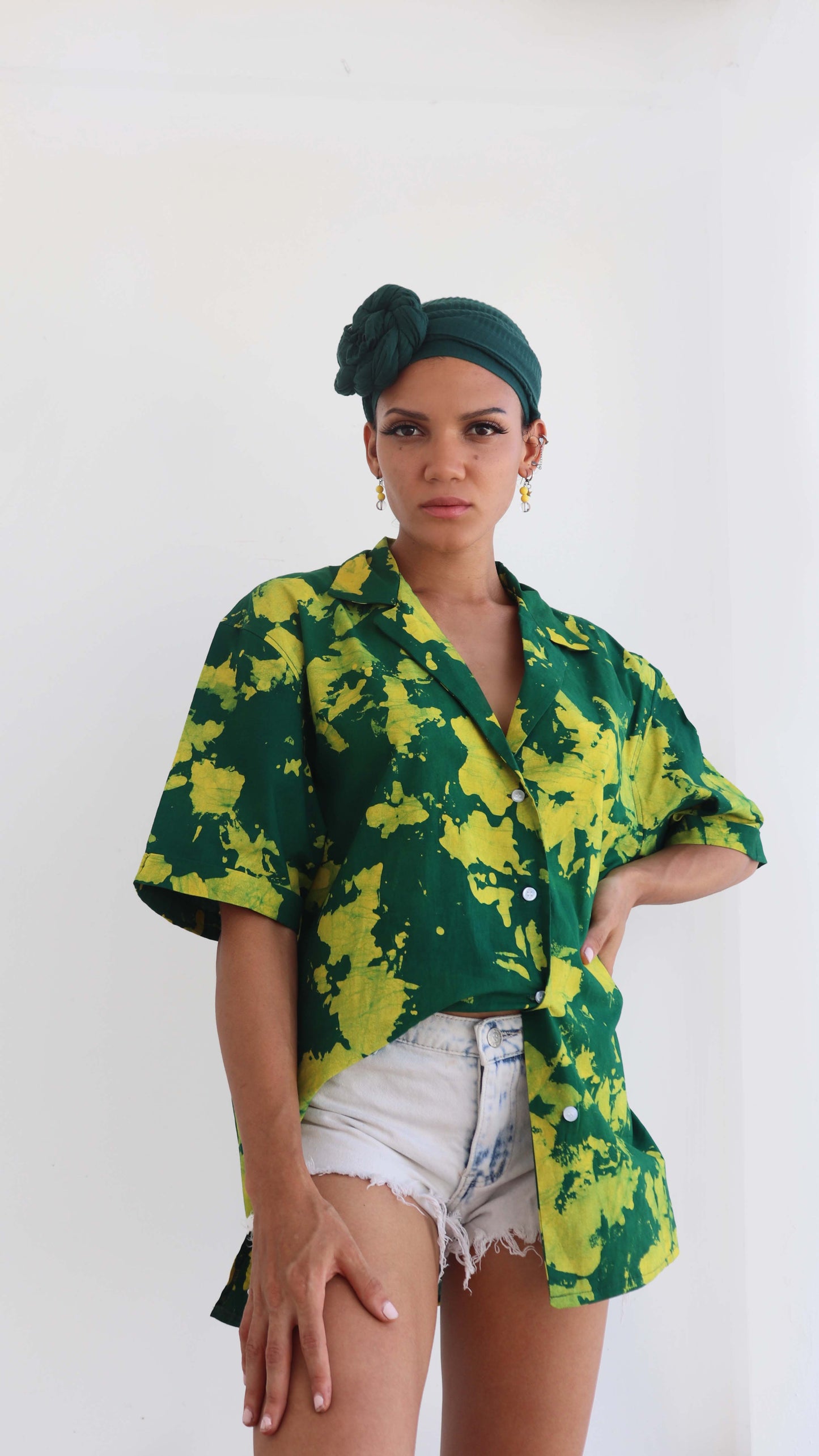CAPE COAST UNISEX BOWLING SHIRT | CAMO