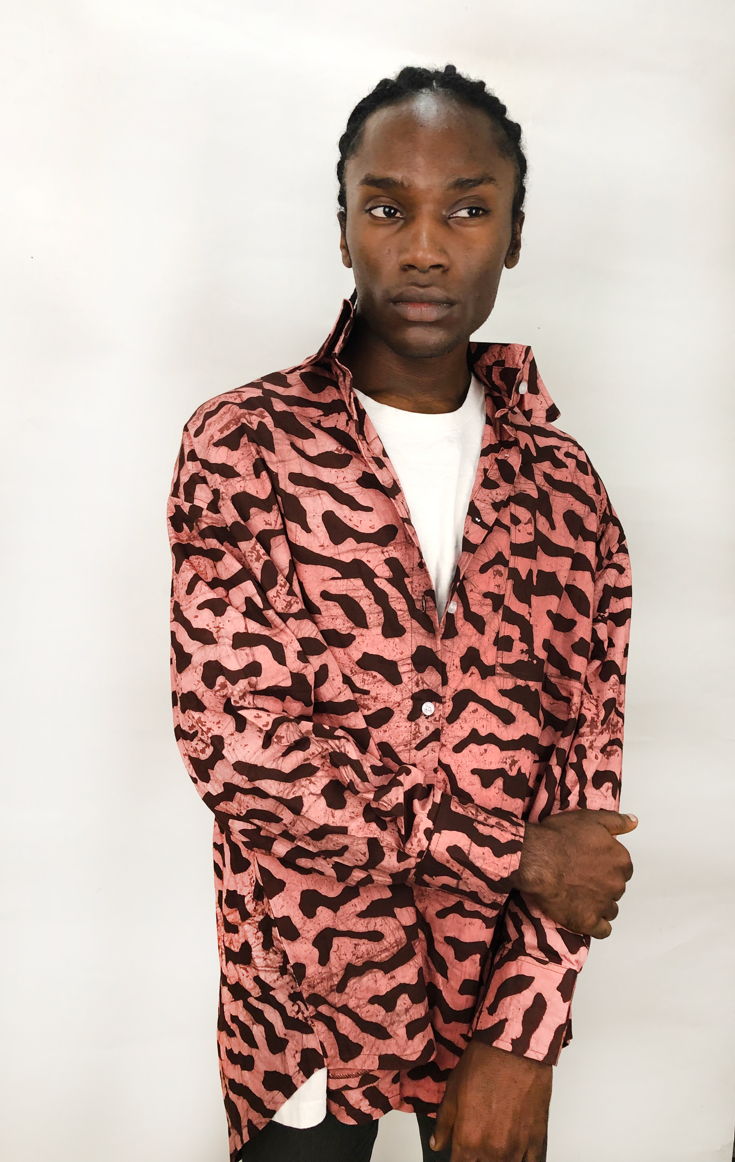 KOMI EASY BUTTON-UP | AFAFA | READY TO SHIP- SIZE 2X