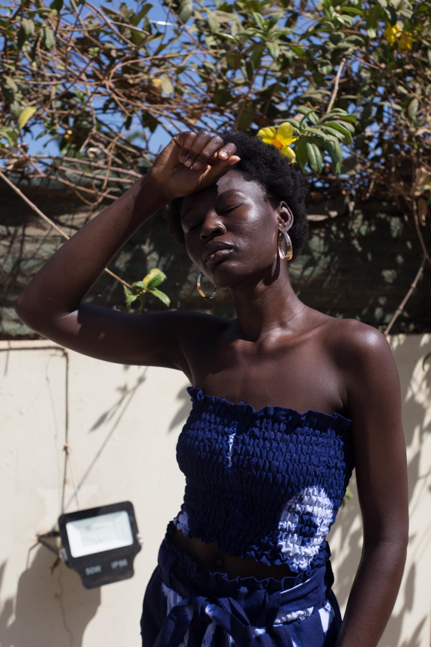 BUSUA TUBE TOP INDIGO- READY TO SHIP- LARGE & XL