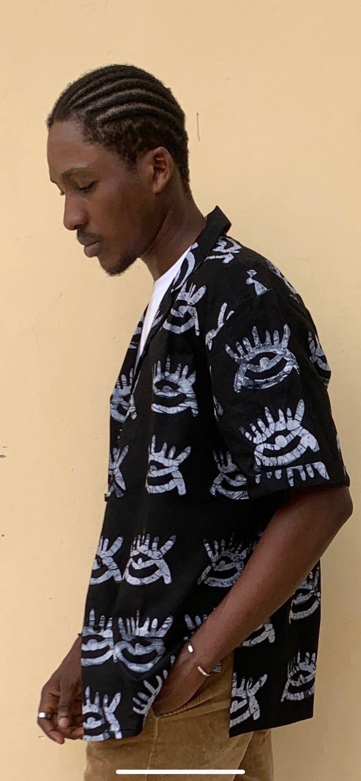 CAPE COAST BOWLING SHIRT| ABODE SANTANN | READY TO SHIP- SIZE MEDIUM