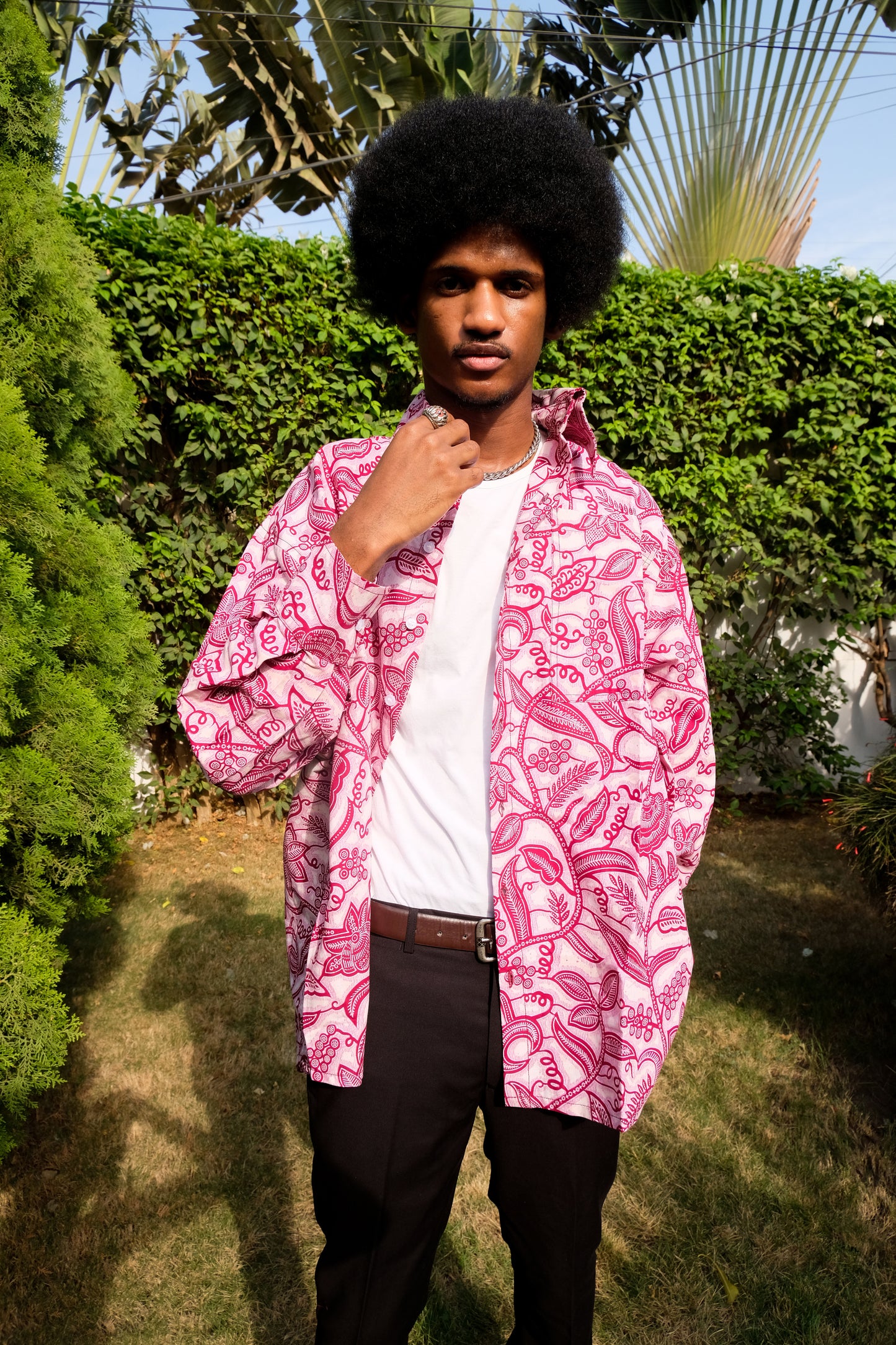 KOMI EASY UNISEX BUTTON-UP | LILAC VINE