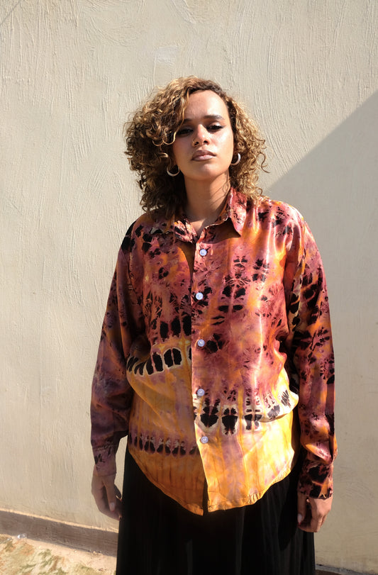 ADIRE SHIRT I OIL SPILL