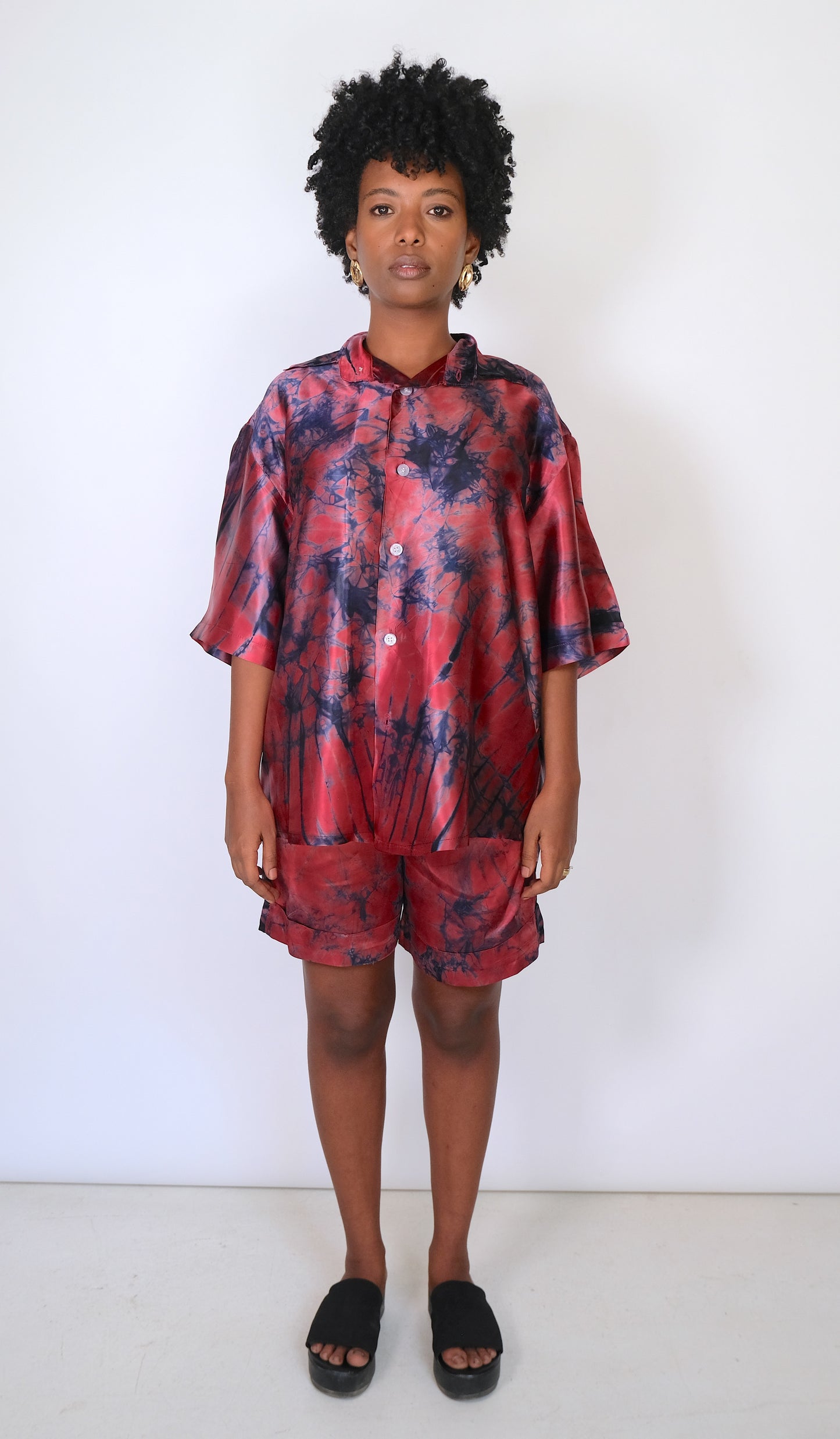 ADIRE ODO SHORTS I DESERT ROSE
