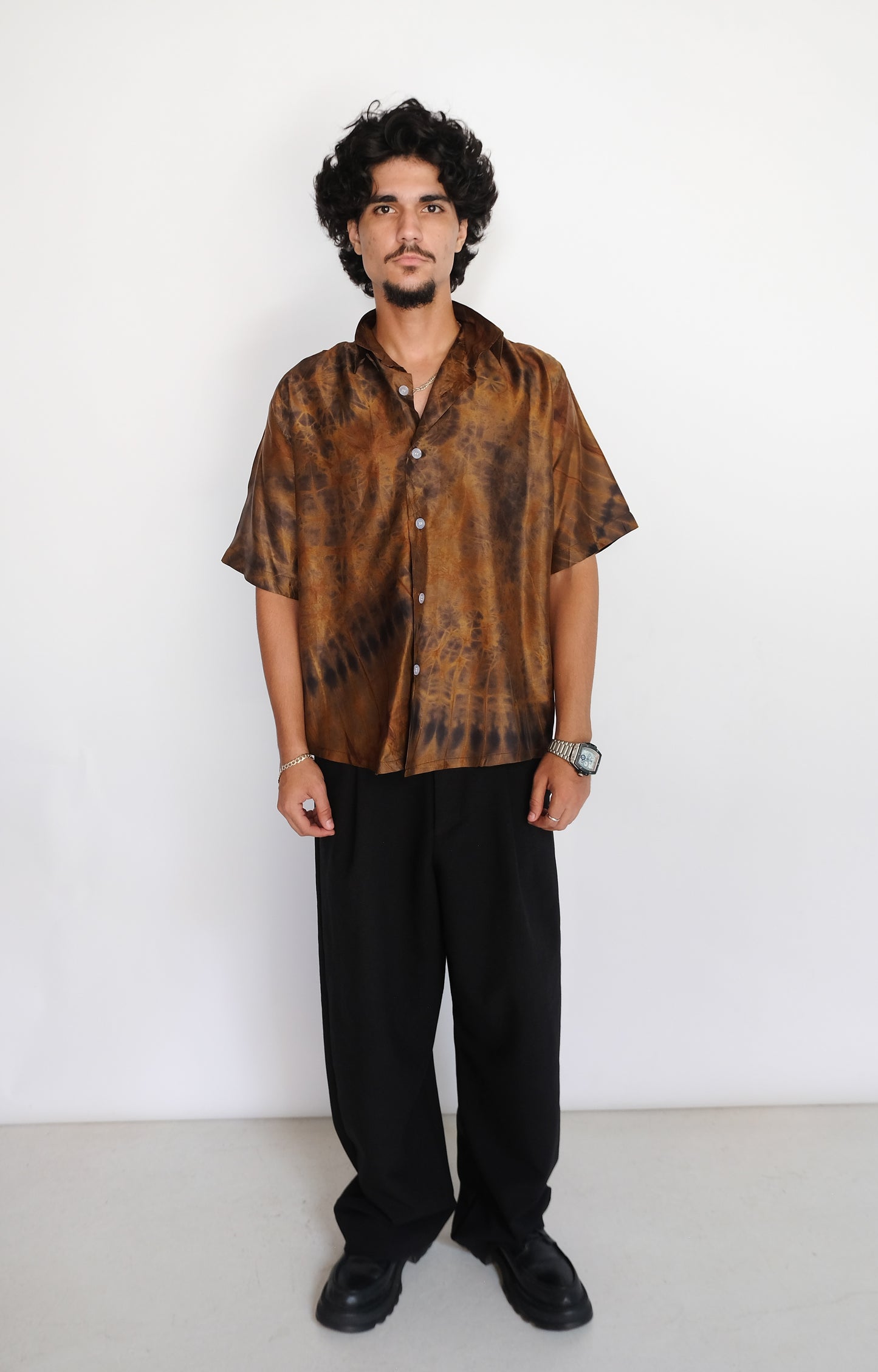 ADIRE SHIRT I SANDSTONE