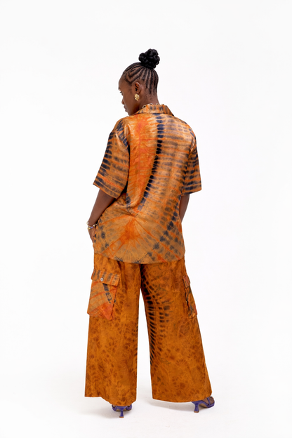 UNISEX TUMI PANTS | RUST ADIRE
