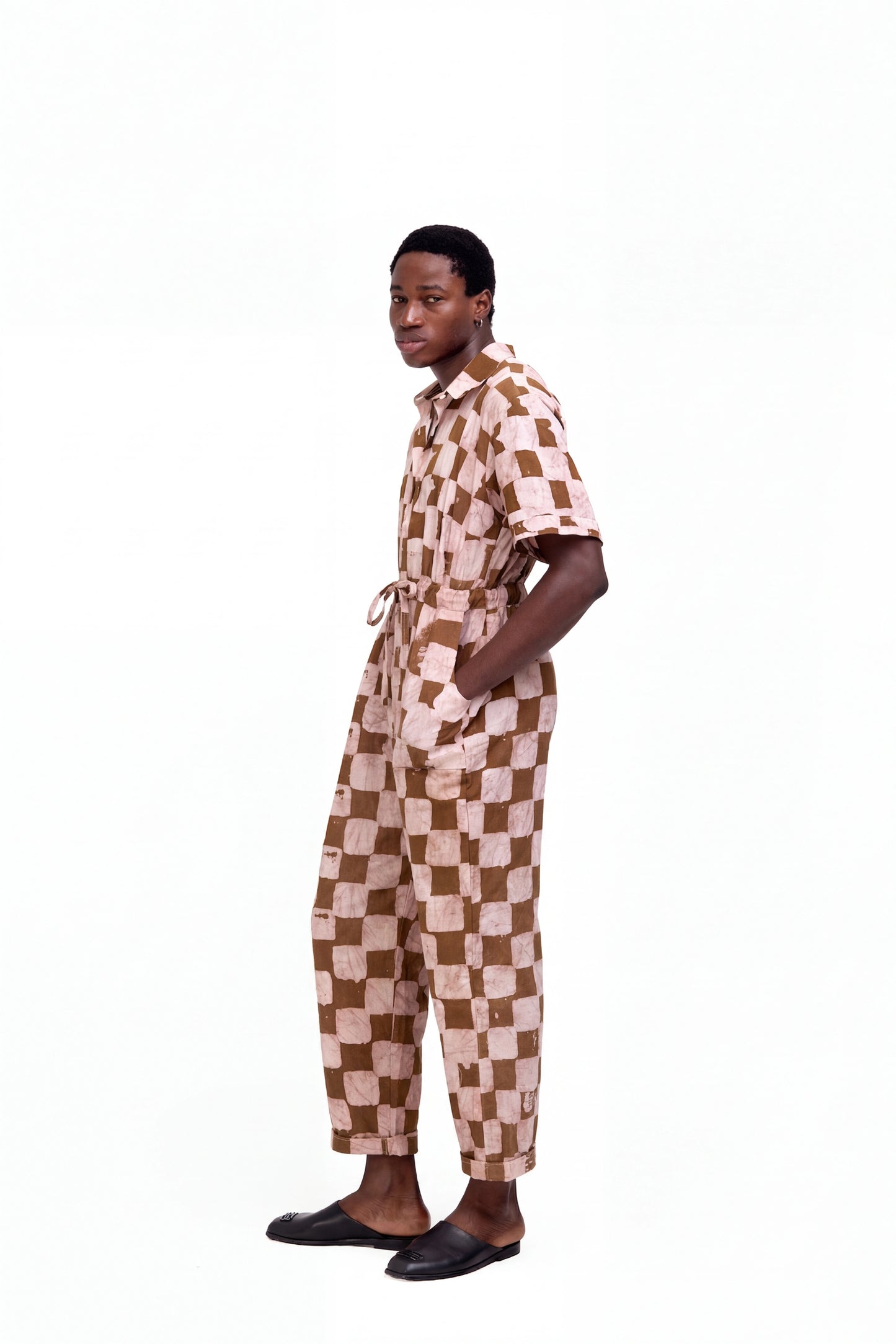 CHALE JUMPSUIT | CHECKS