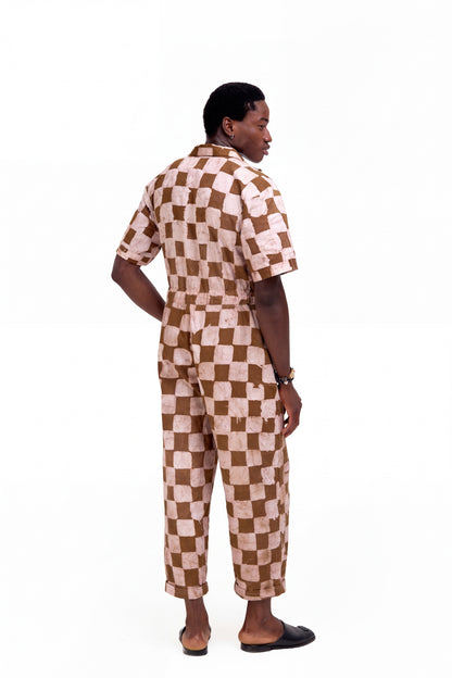 CHALE JUMPSUIT | CHECKS